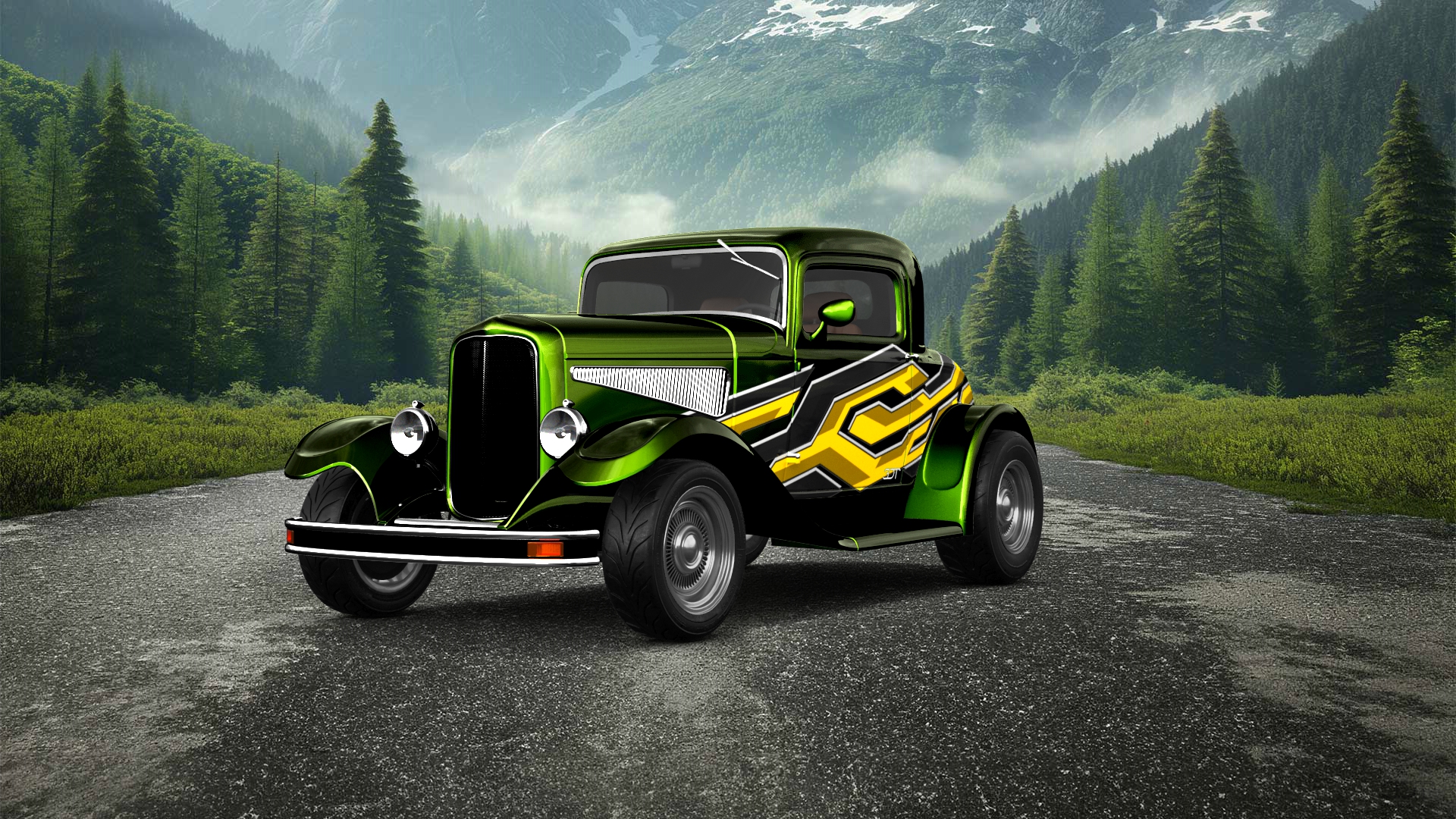 Ford Model B Deluxe 2 Door Coupe 1932