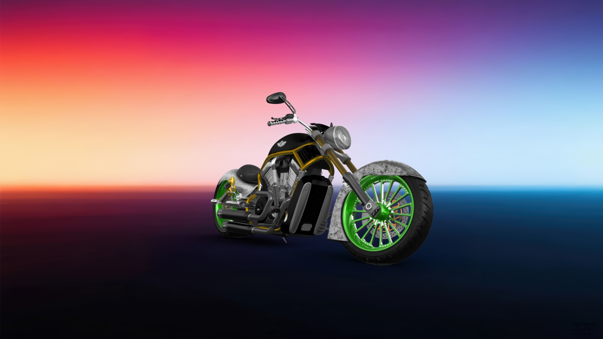 Harley-Davidson Custom Chopper Cruiser 2011 tuning