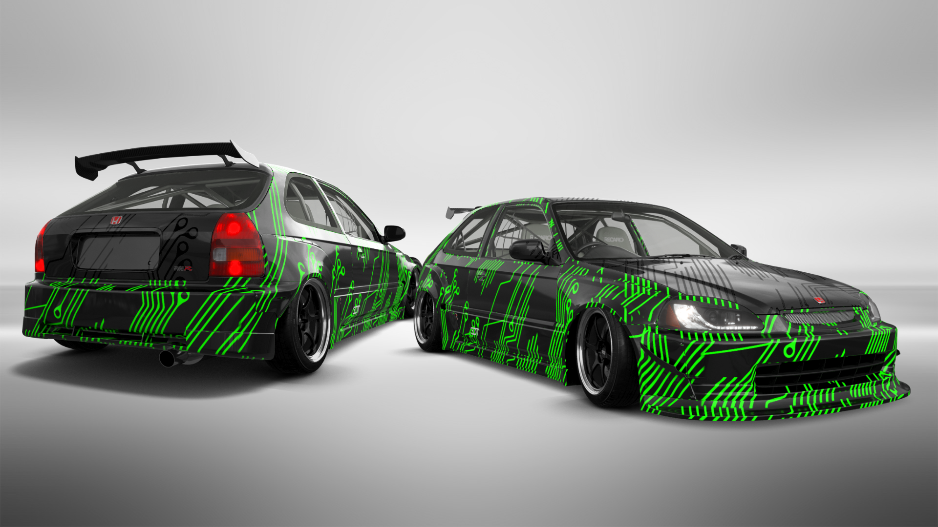 Honda Civic 3 Door Hatchback 1997 tuning