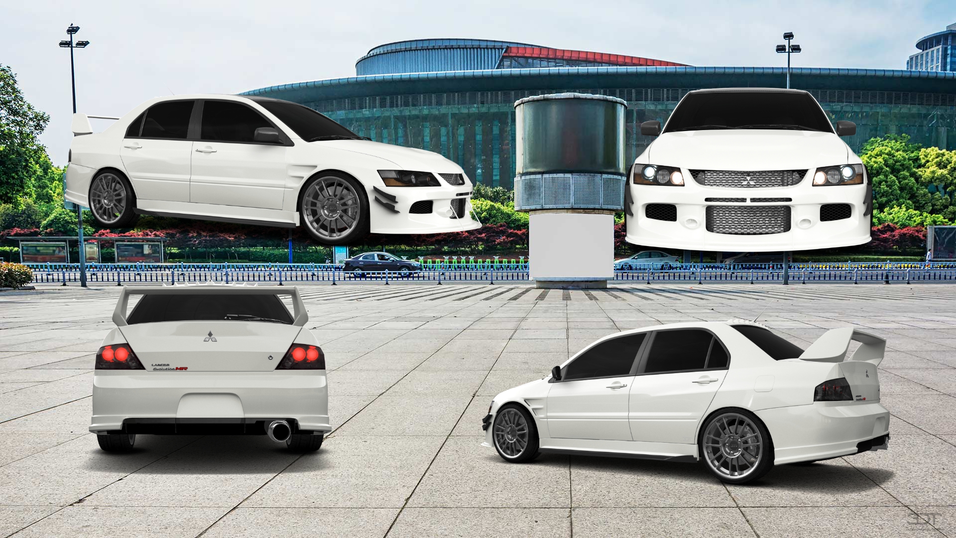 Mitsubishi Lancer Evo IX 4 Door Saloon 2005 tuning