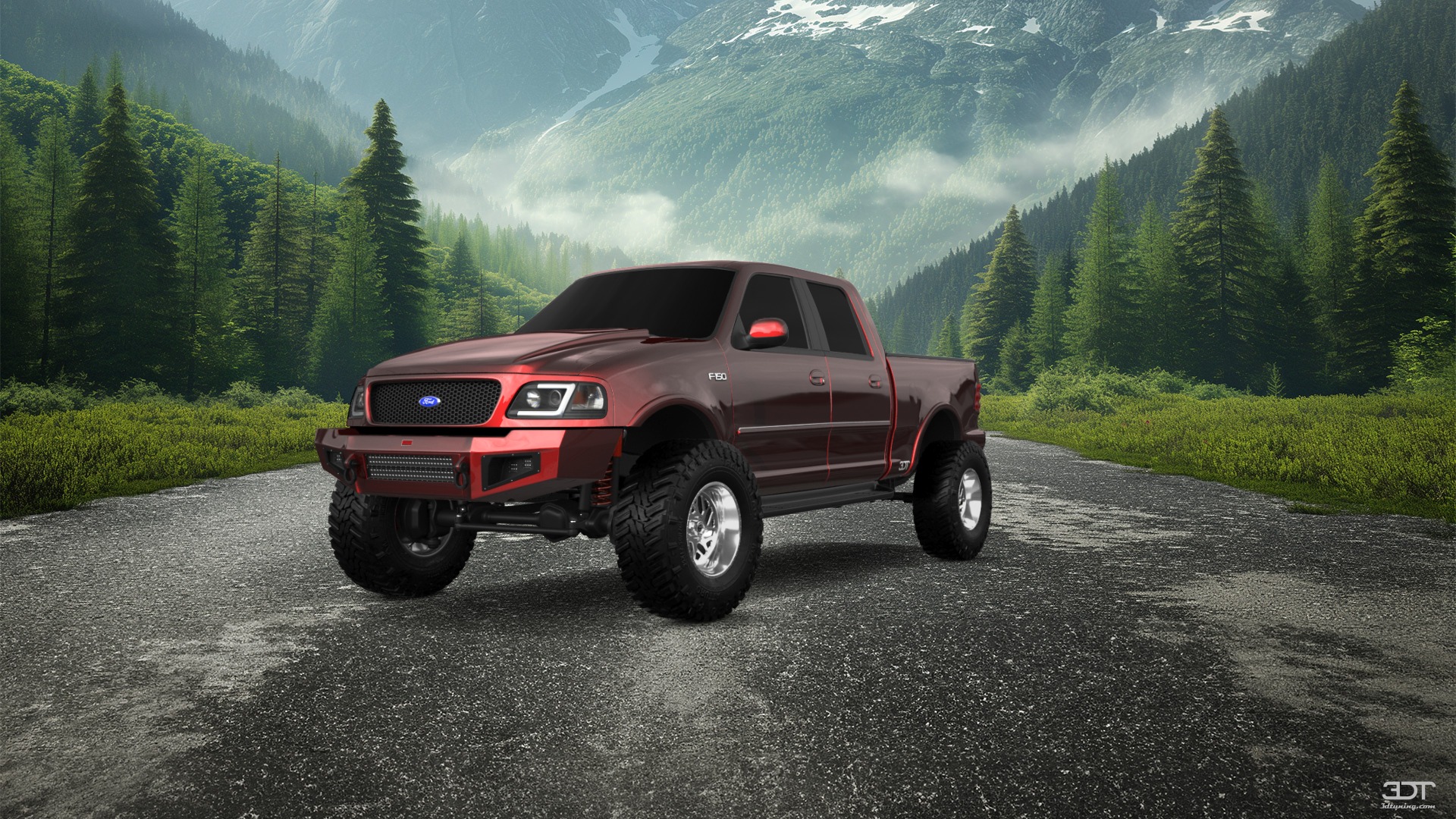 Ford F-150 SuperCrew 4 Door pickup truck 1997 tuning