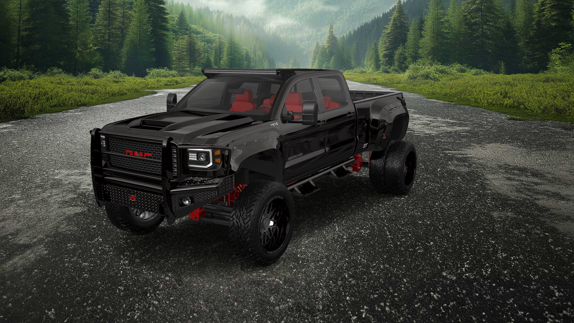 GMC Sierra 3500 HD Crew Cab 4 Door pickup truck 2015 tuning