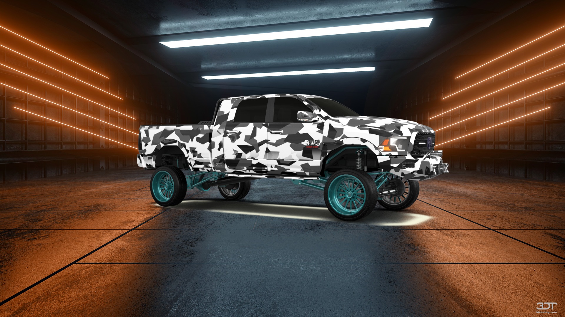 Dodge Ram 2500 Mega Cab 6.4 ft box 4 Door pickup truck 2010