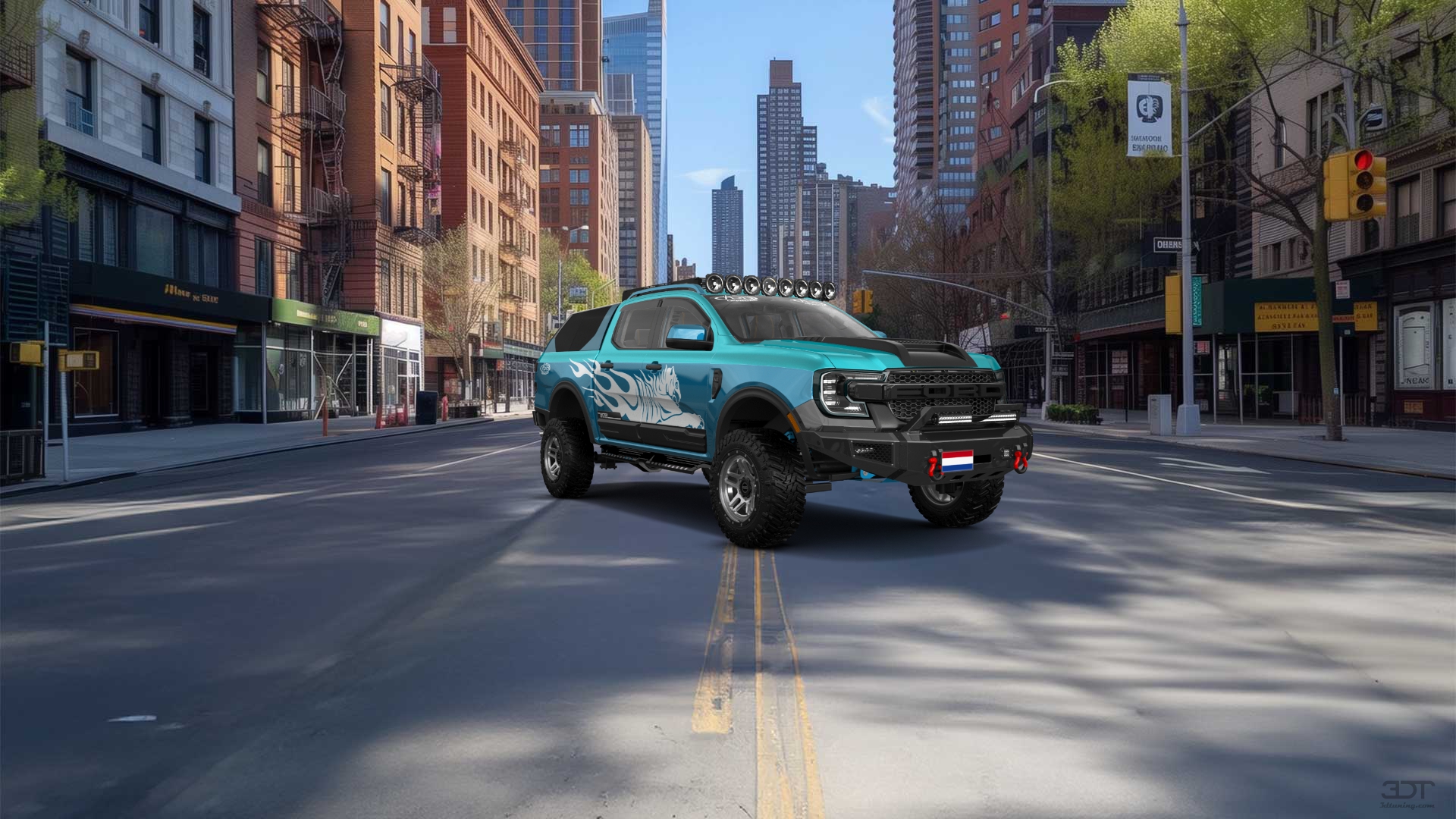 Ford Ranger 4 Door pickup truck 2022 tuning