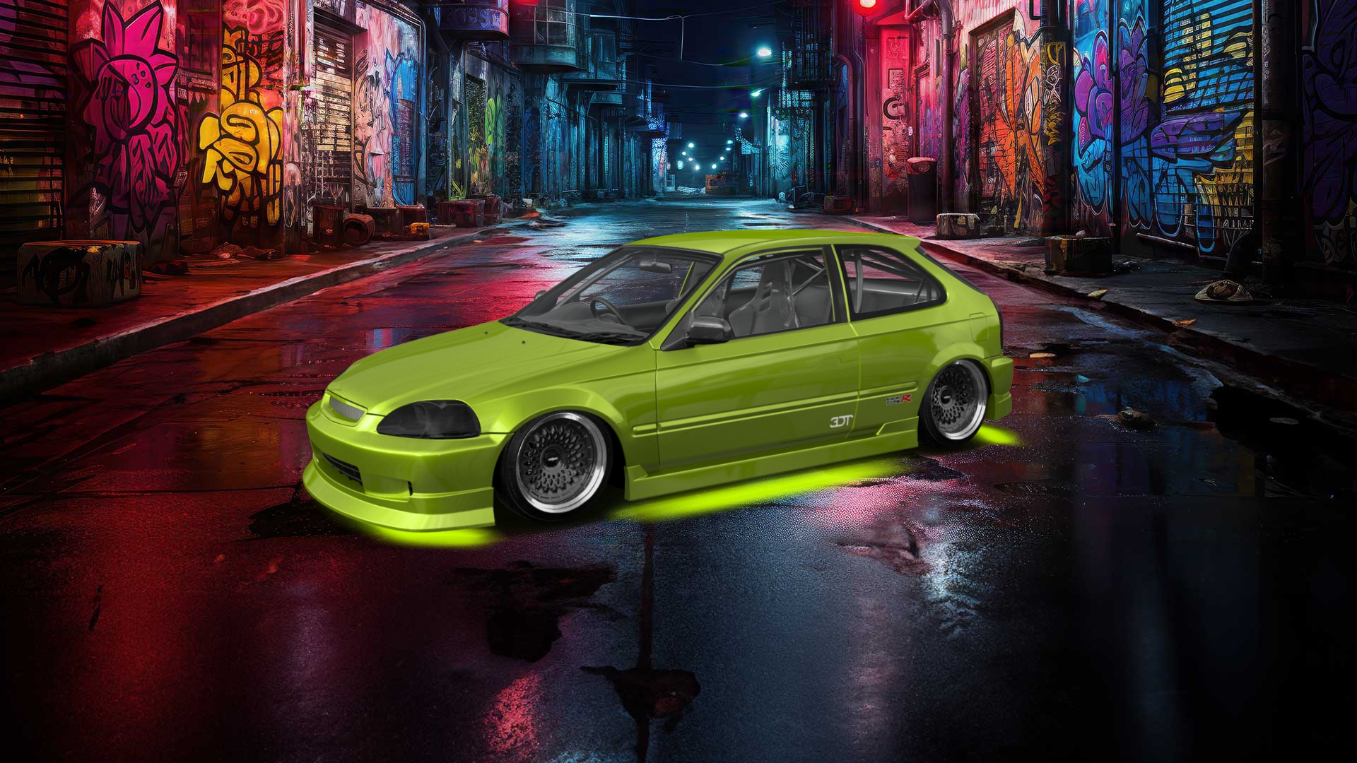 Honda Civic 3 Door Hatchback 1997 tuning