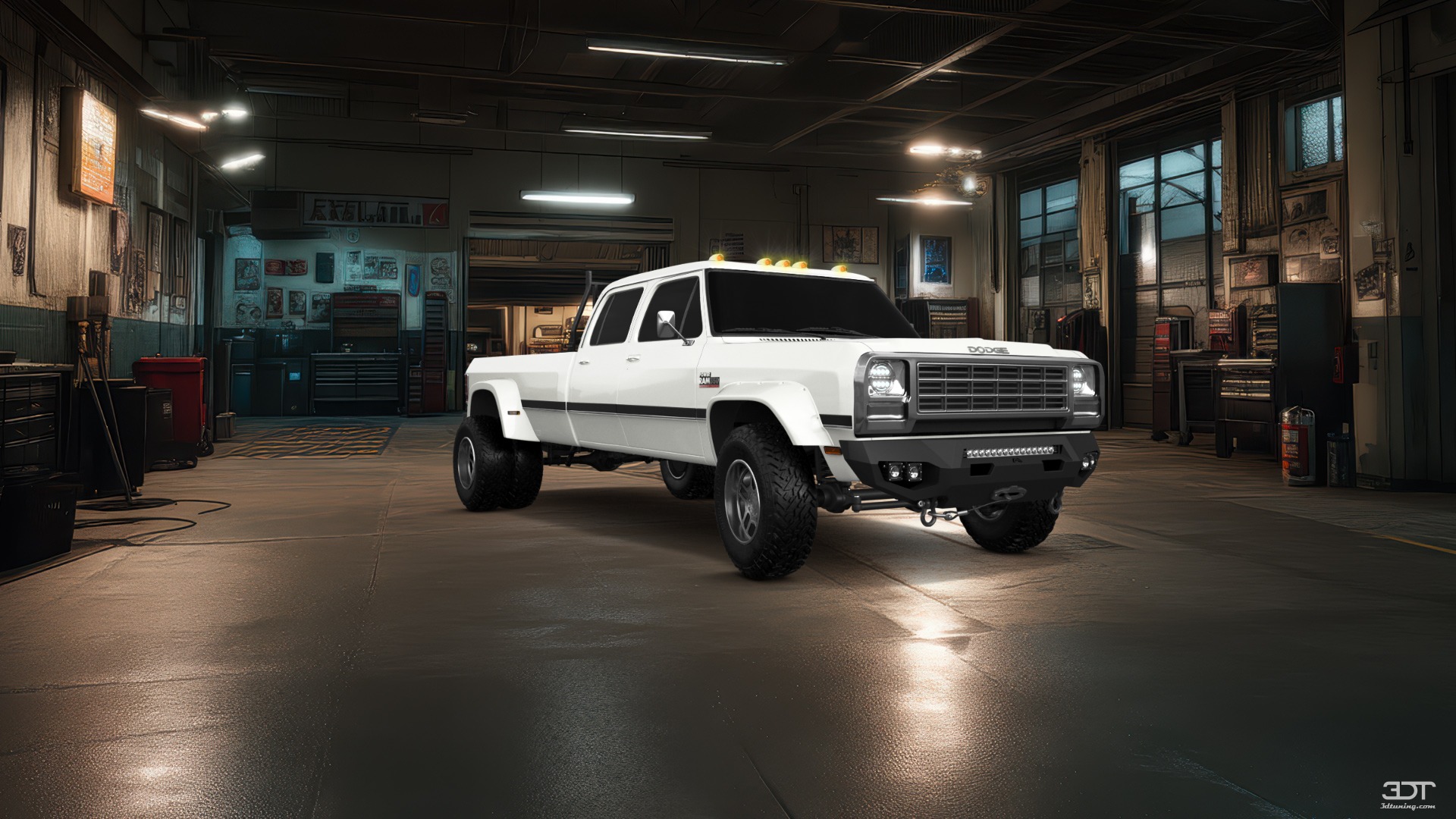 Dodge Ram 350 4 Door pickup truck 1991 tuning