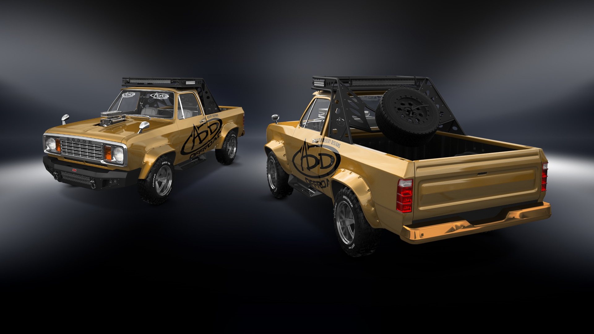 Dodge Power Wagon W200 2 Door pickup truck 1977