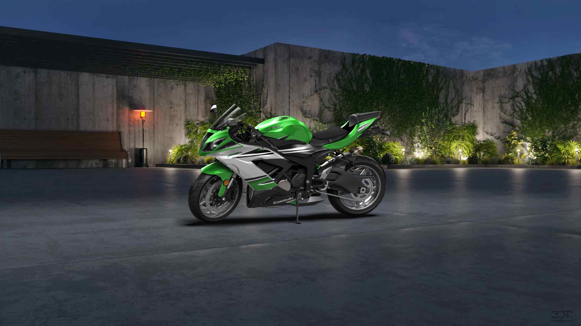 Kawasaki Ninja ZX 6R Sport Bike 2015 tuning