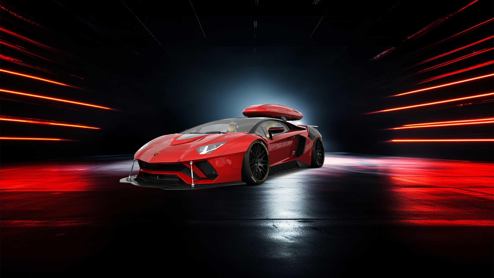 Lamborghini Aventador 2 Door Coupe 2012 tuning