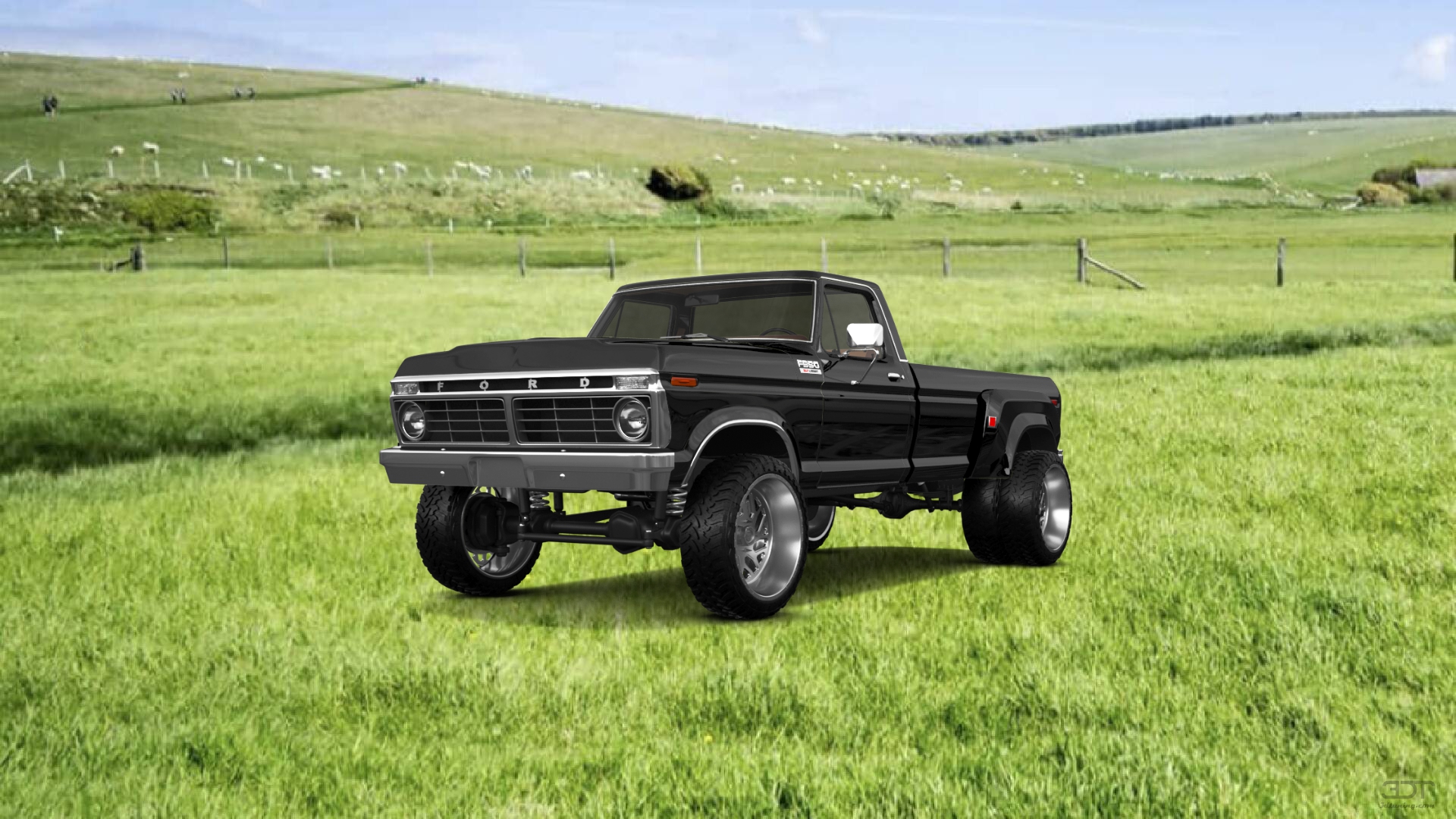 Ford F-350 Dually 2 Door pickup truck 1974