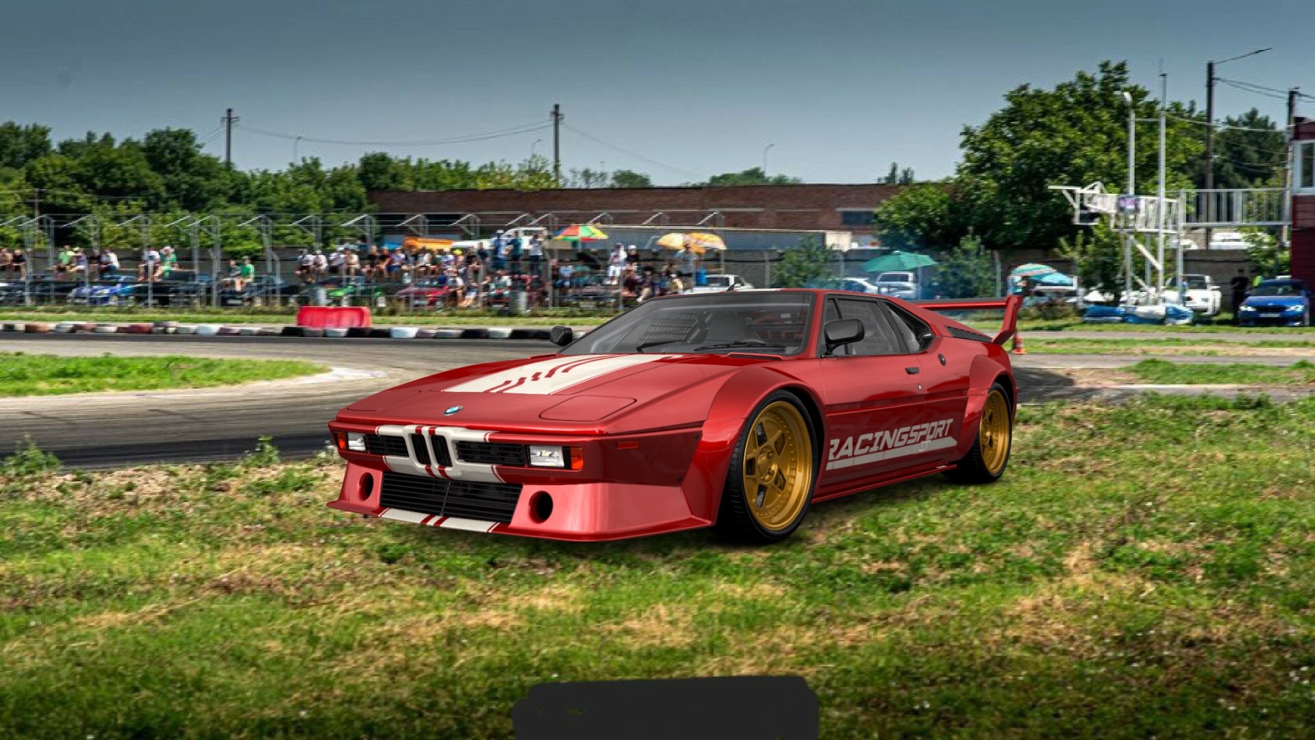 Old race BMW M1 1878
