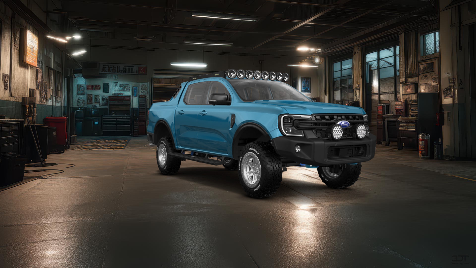 Ford Ranger 4 Door pickup truck 2022 tuning