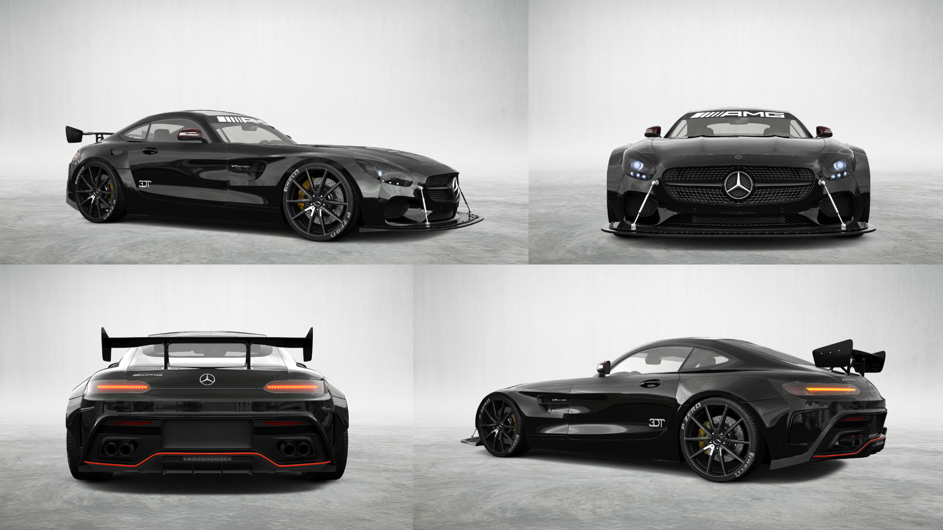 Mercedes AMG GT 2 door fastback coupe 2016 tuning
