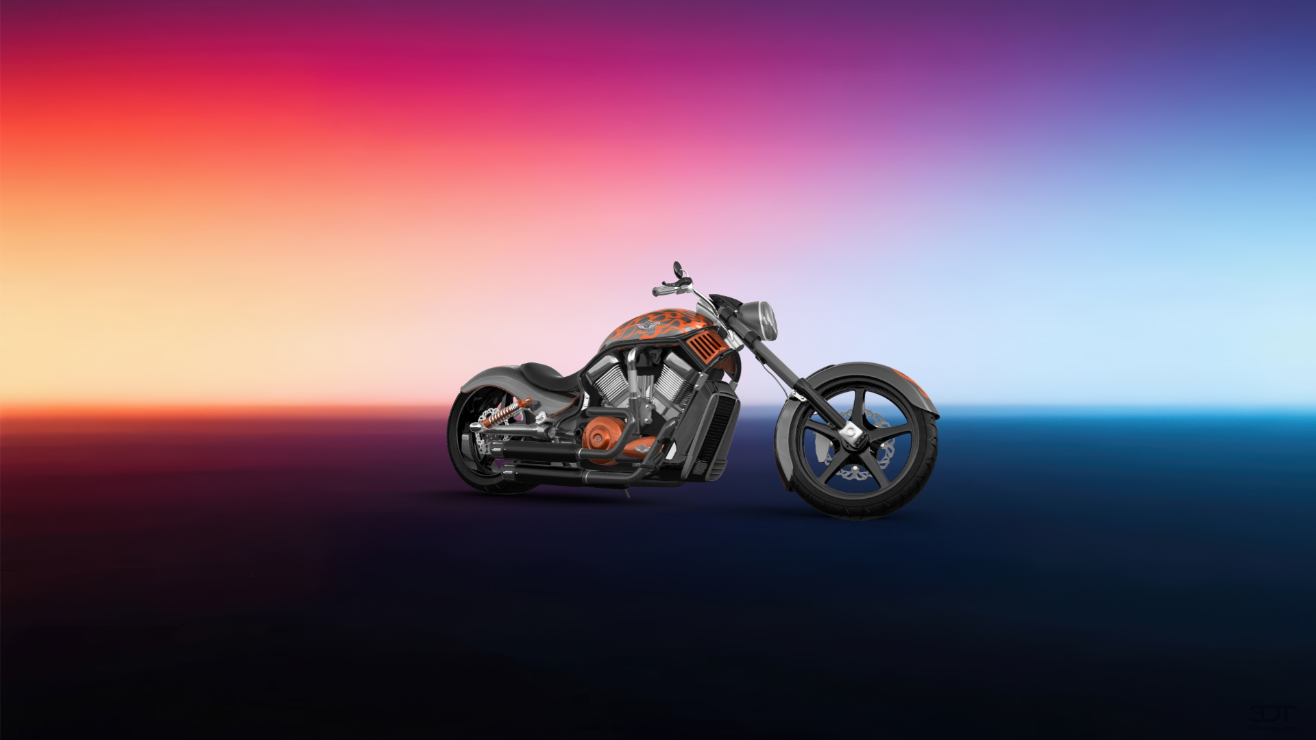 Harley-Davidson Custom Chopper Cruiser 2011 tuning