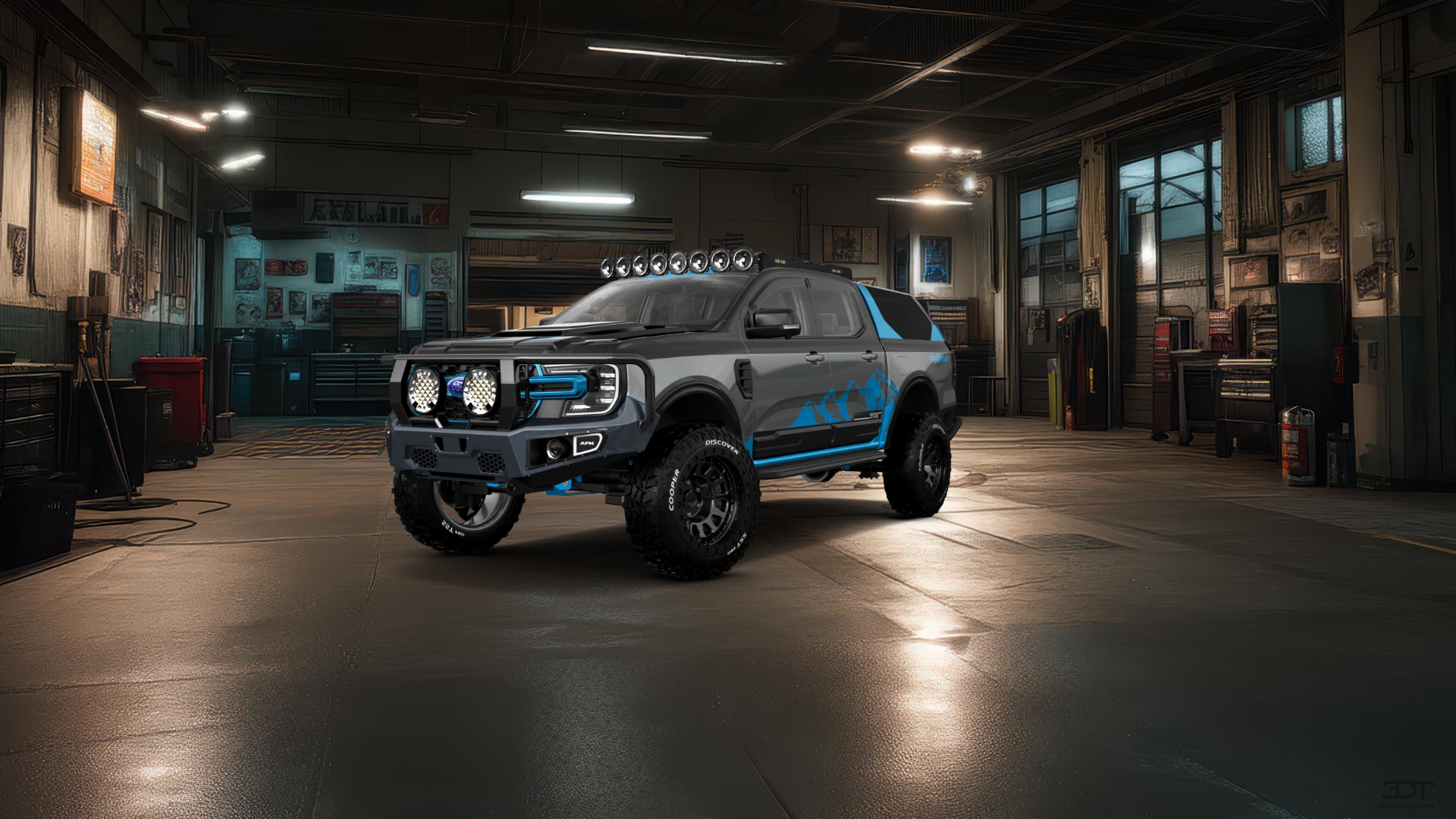 Ford Ranger 4 Door pickup truck 2022 tuning