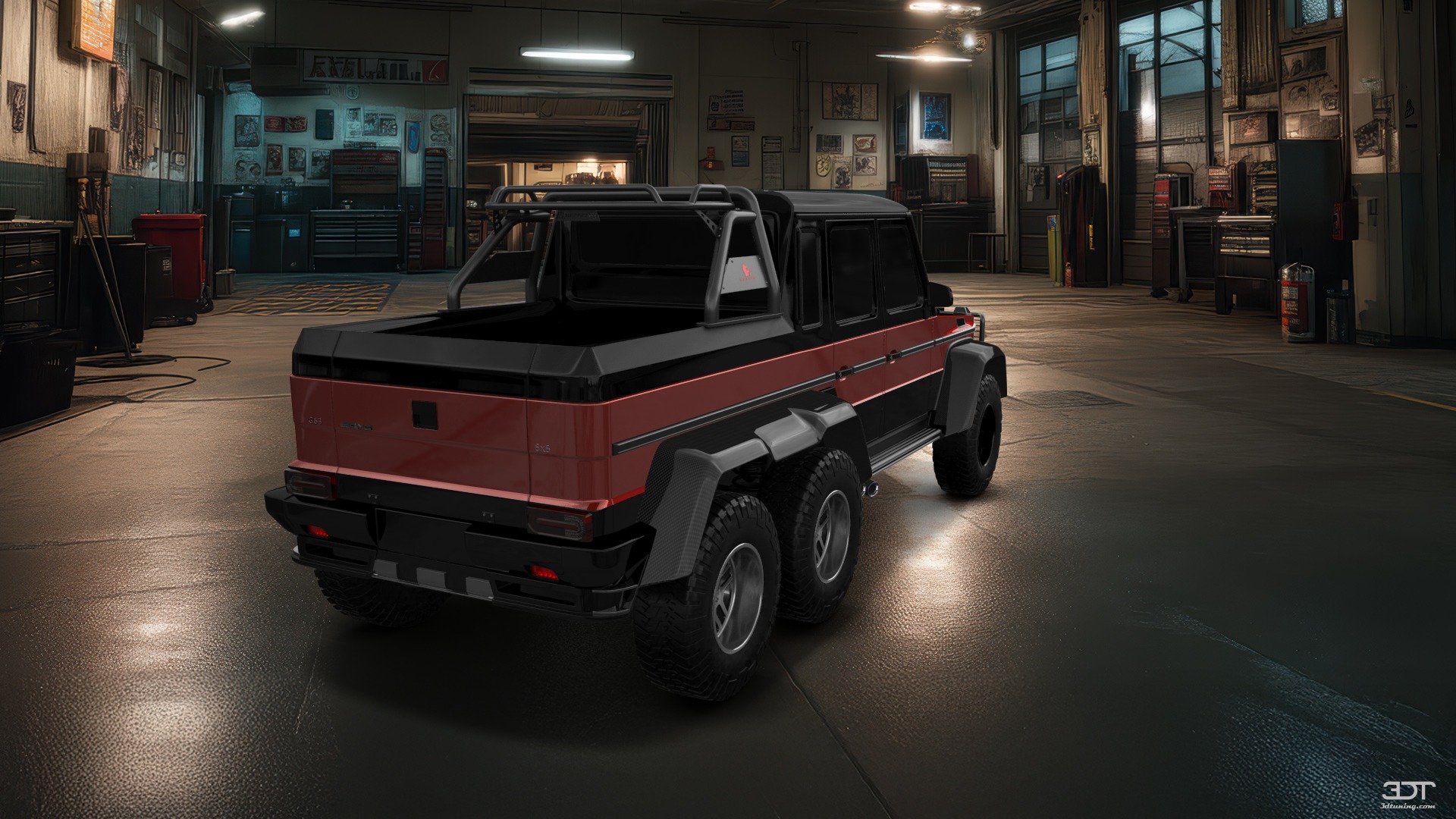Mercedes G 63 AMG 6x6 4 Door pickup truck 2013 tuning