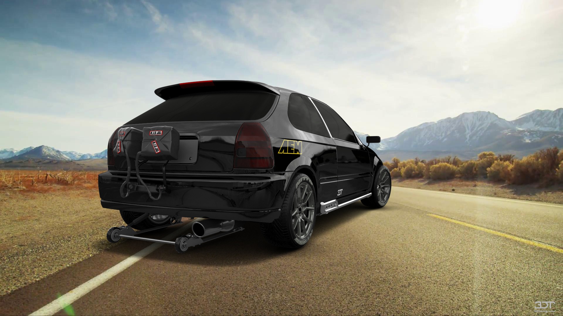 Honda Civic 3 Door Hatchback 1997 Images