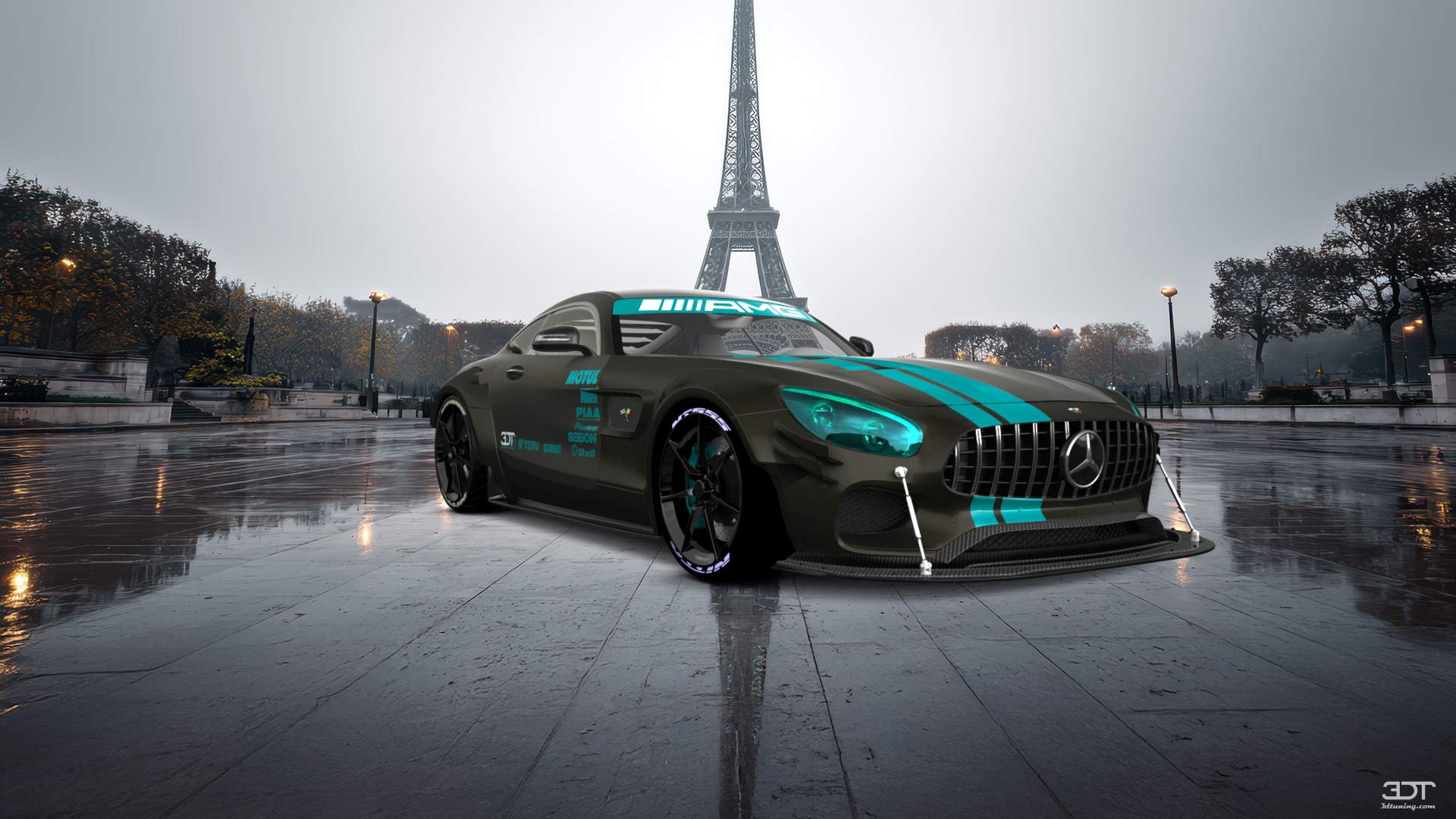 Mercedes AMG GT 2 door fastback coupe 2015 tuning