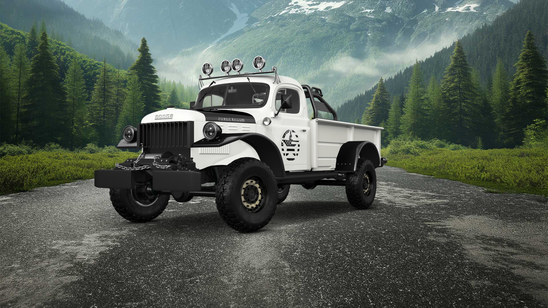 Dodge Power Wagon 2 Door pickup truck 1947