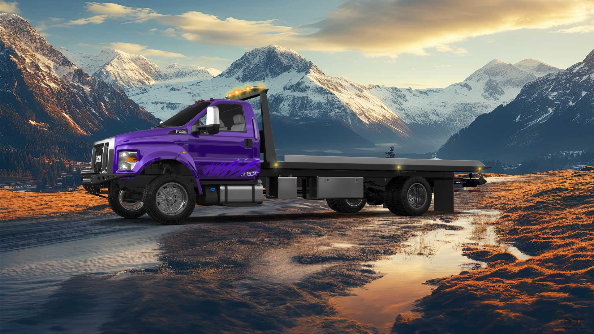 Ford F-650 Tow Truck Pickup 2016 tuning