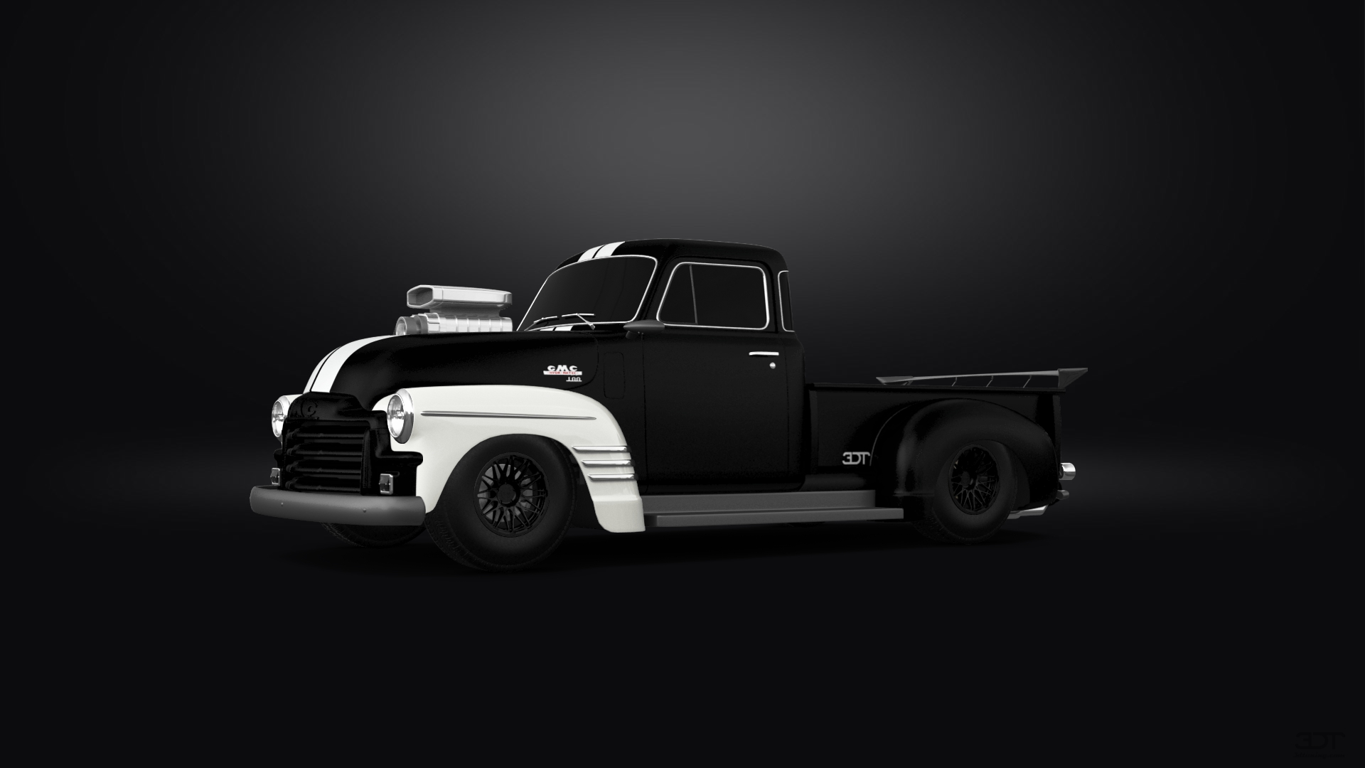 GMC 100 Stepside 2 Door pickup truck 1954 tuning