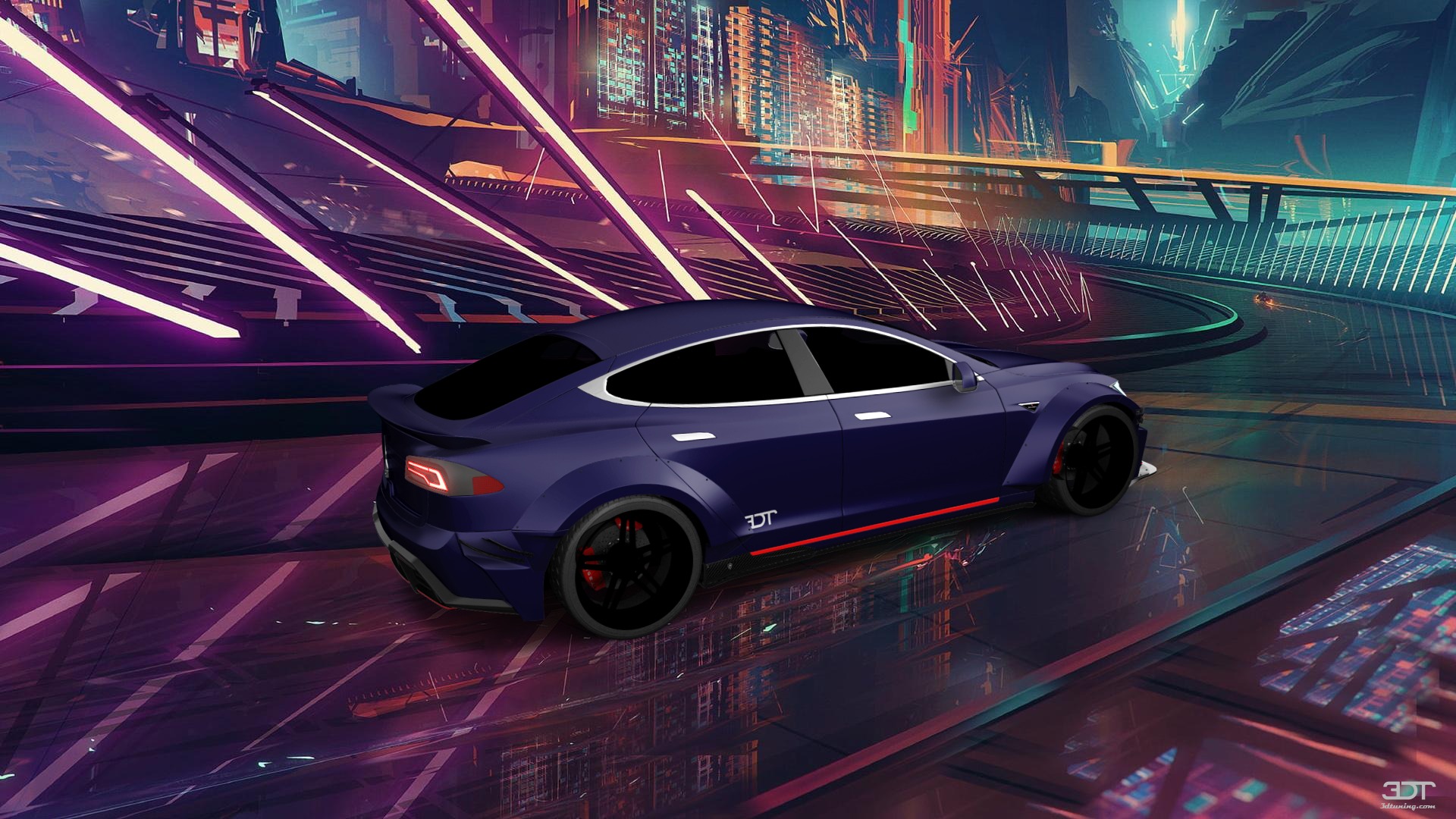 Tesla Model S 5 Door Liftback 2013 tuning