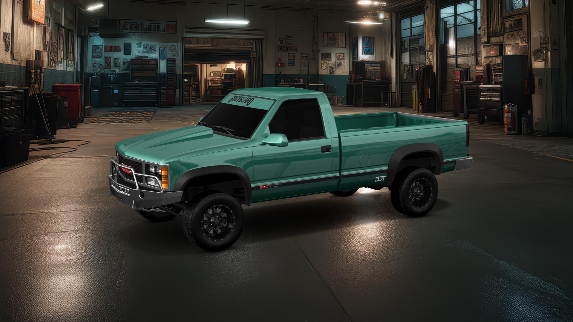 GMC Sierra 1500 2 Door pickup truck 1988 tuning