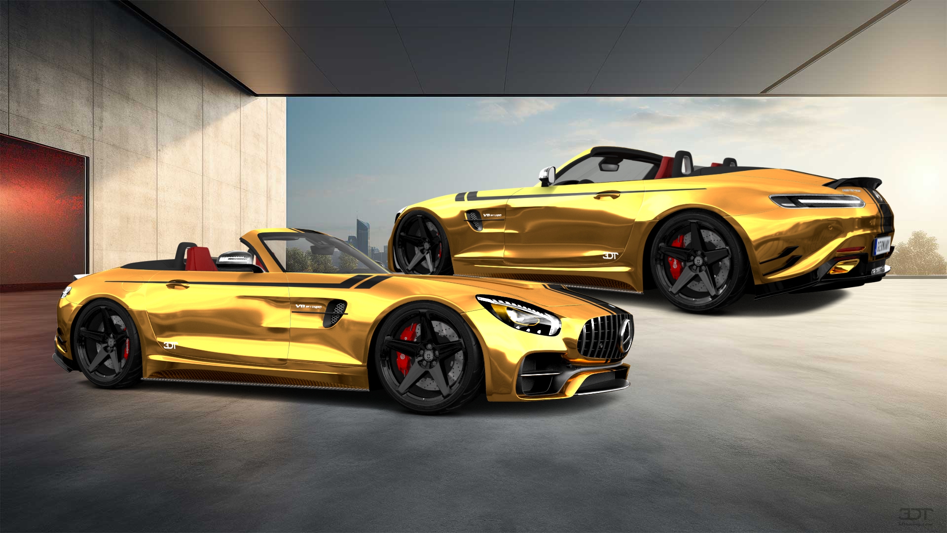 Mercedes AMG GT 2 Door Convertible 2016 tuning