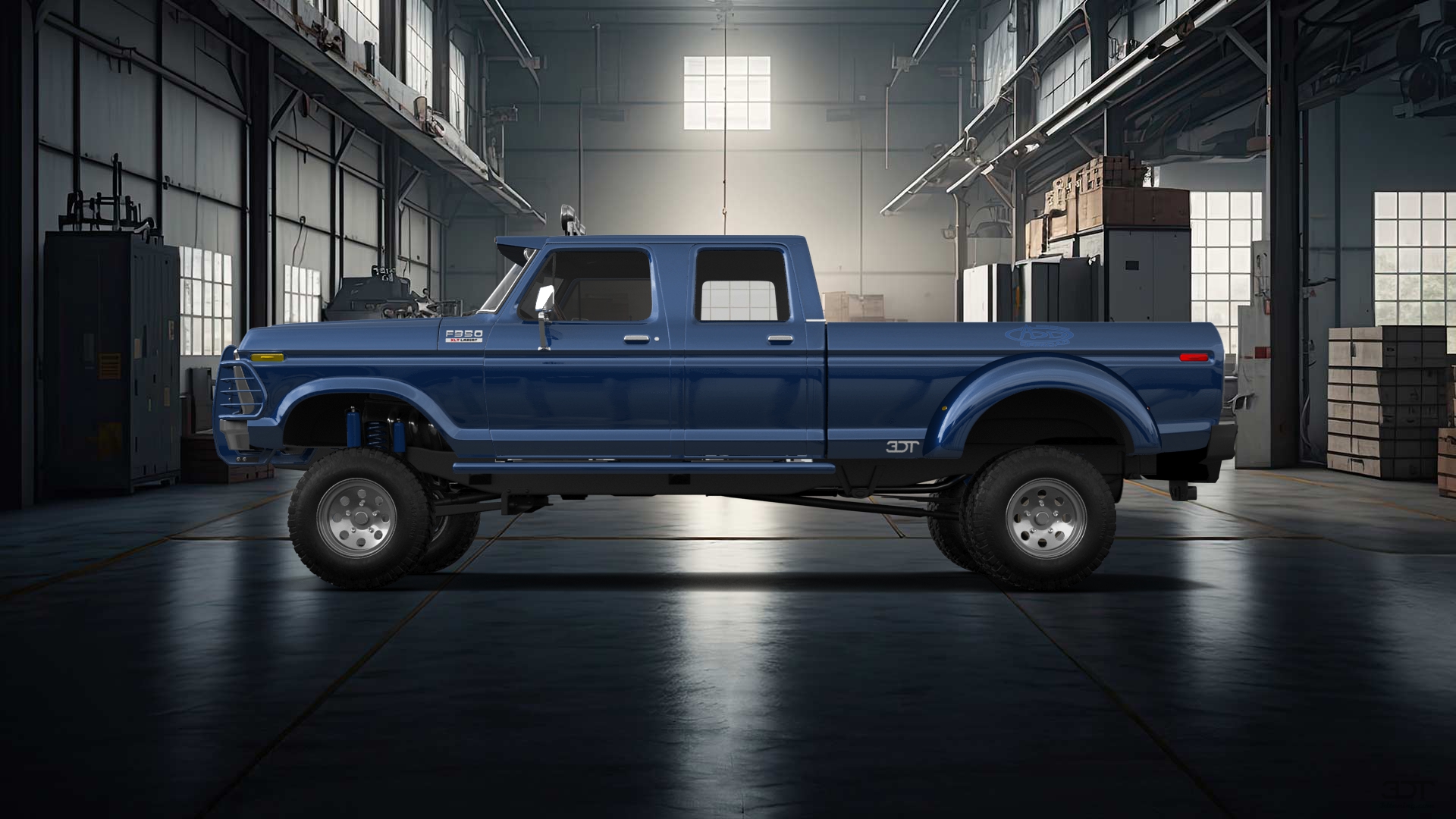 Ford F-350 Dually 4 Door pickup truck 1973