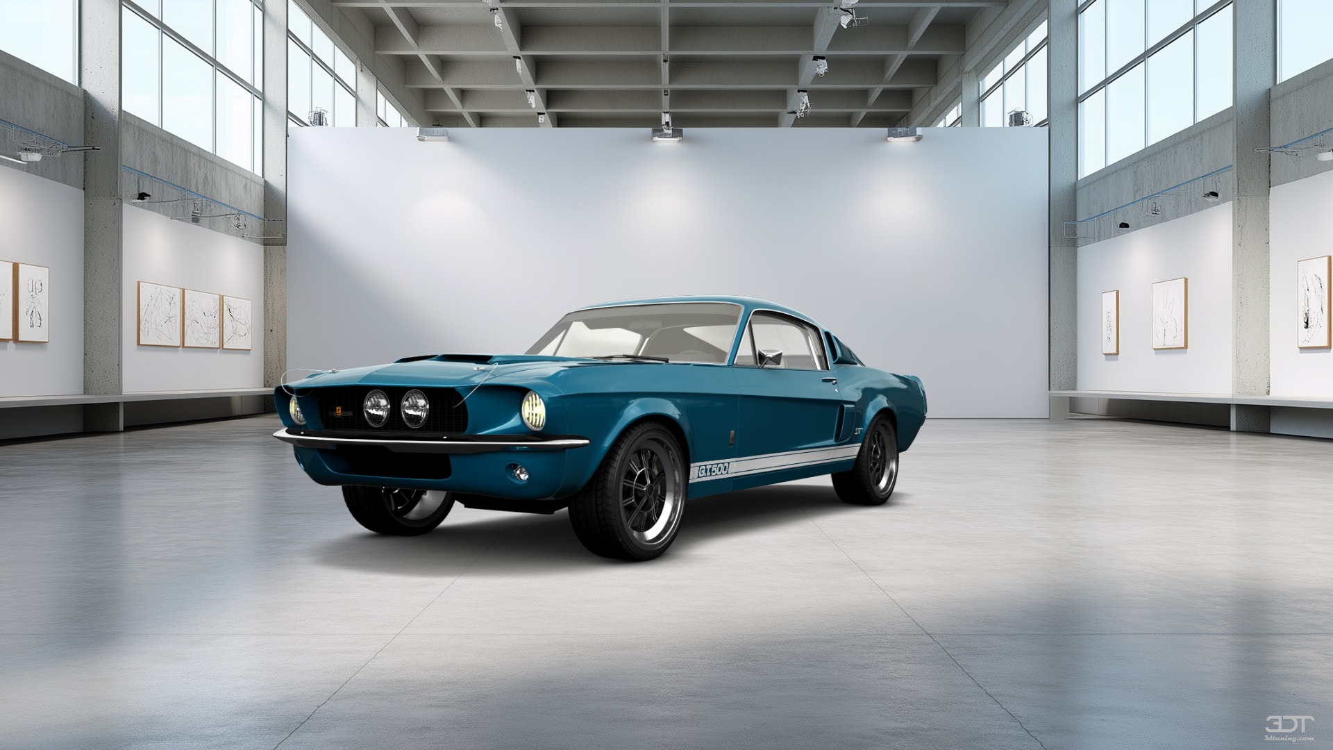 Mustang GT500 2 Door Coupe 1968 tuning
