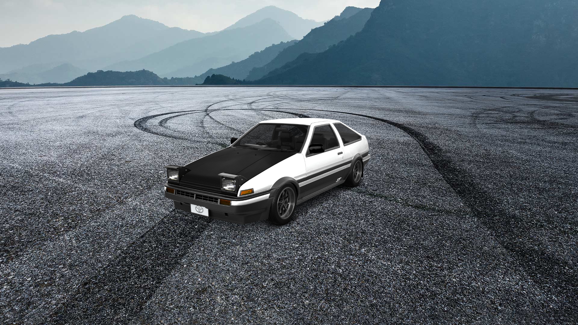 Toyota AE86 3 Door Hatchback 1985 tuning