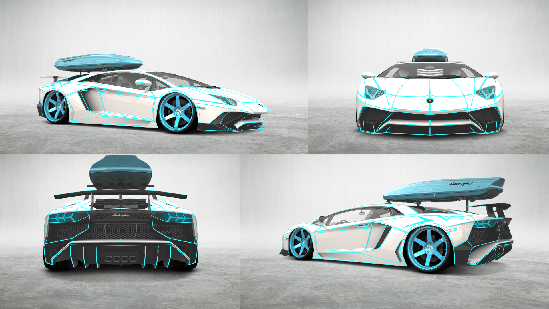 Lamborghini Aventador 2 Door Coupe 2012 tuning