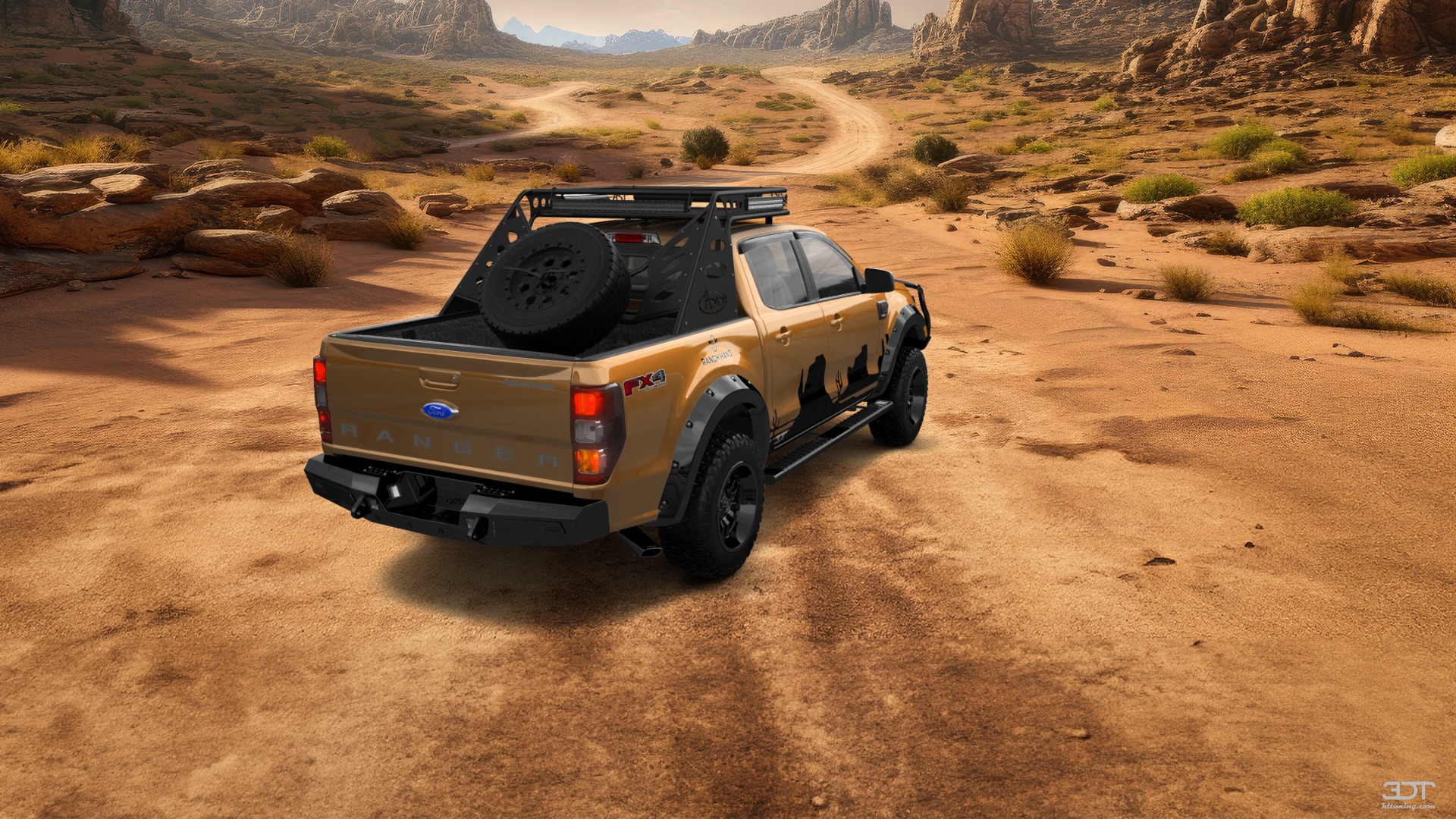 Ford Ranger 4 Door pickup truck 2019 tuning