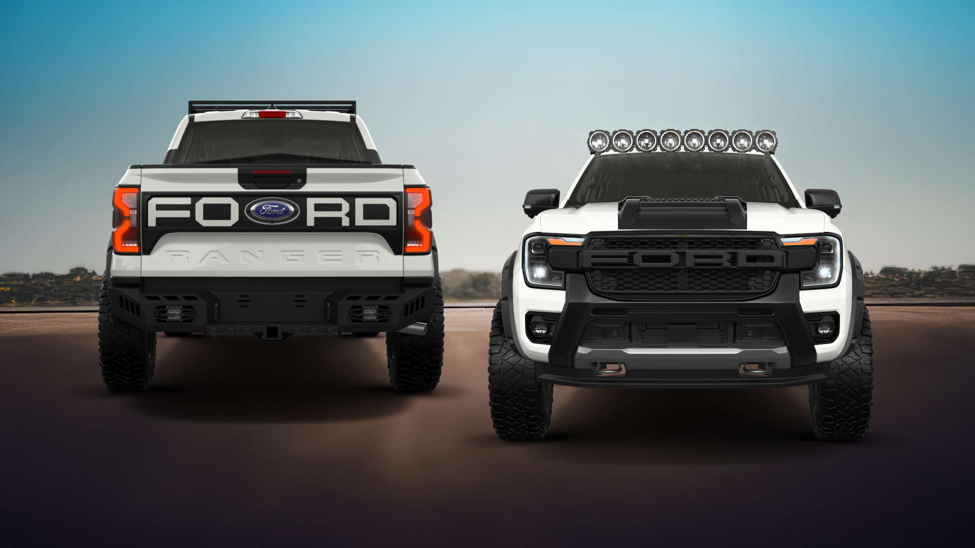 Ford Ranger 4 Door pickup truck 2022 Images