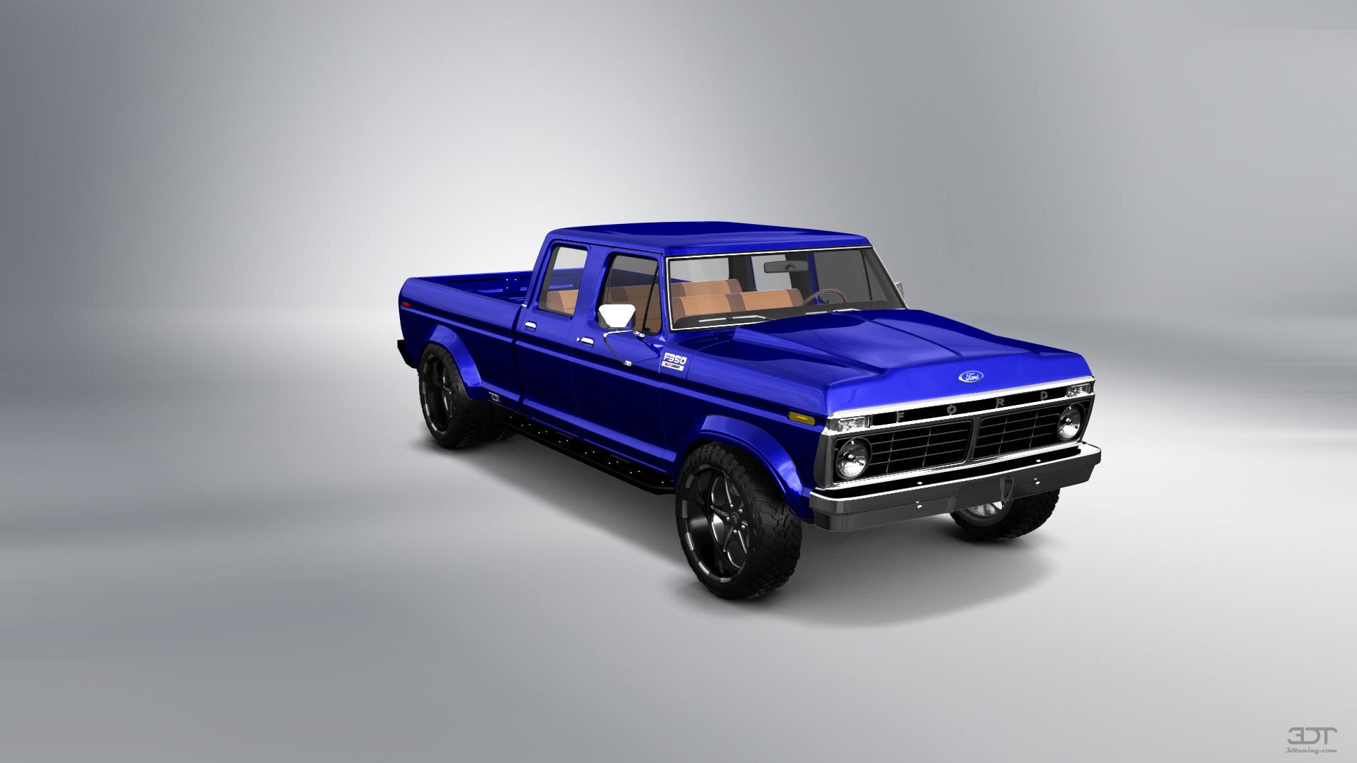 Ford F-350 Dually 4 Door pickup truck 1973 tuning