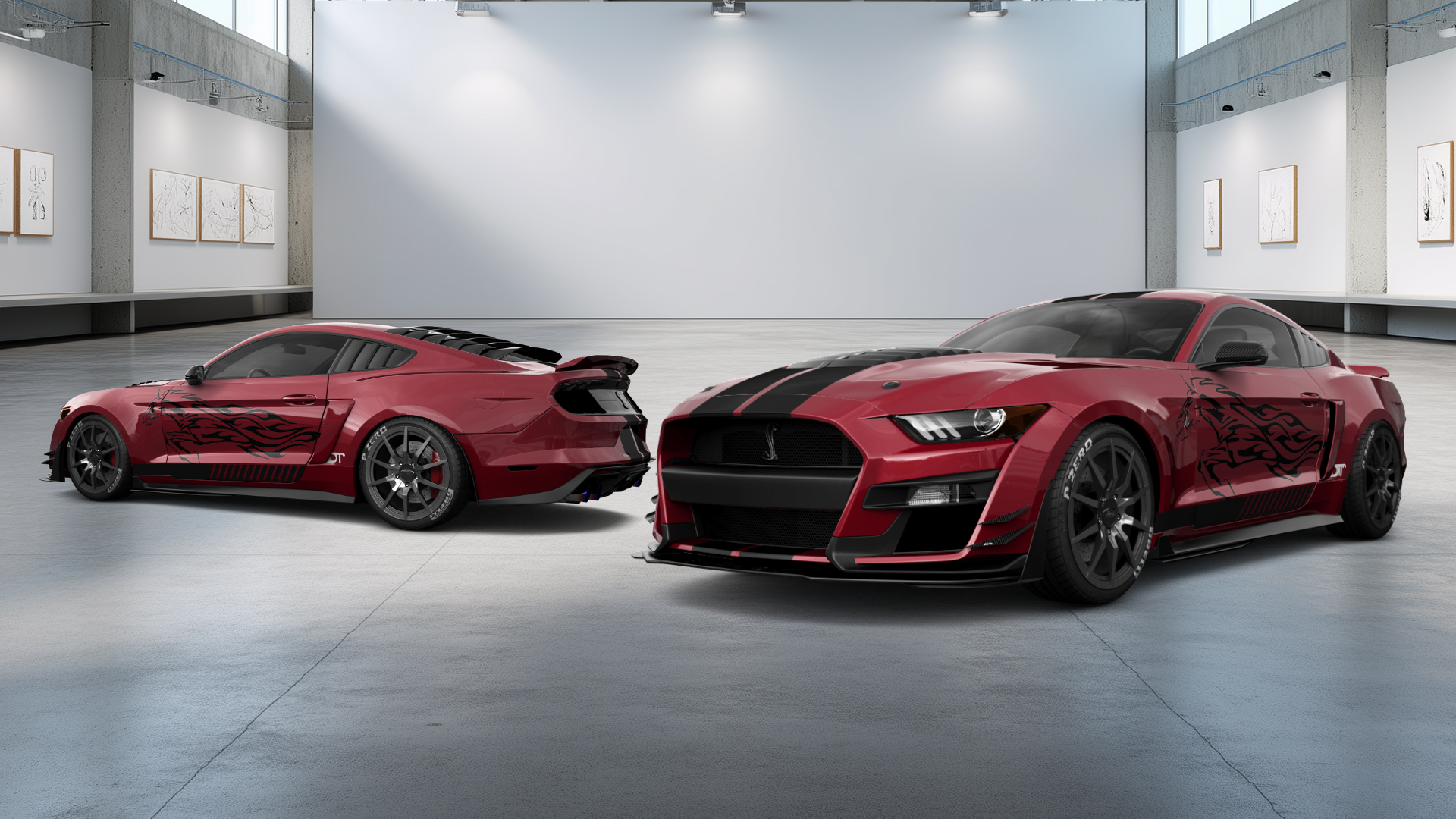Tuning Ford Mustang GT500 2 Door Coupe 2020