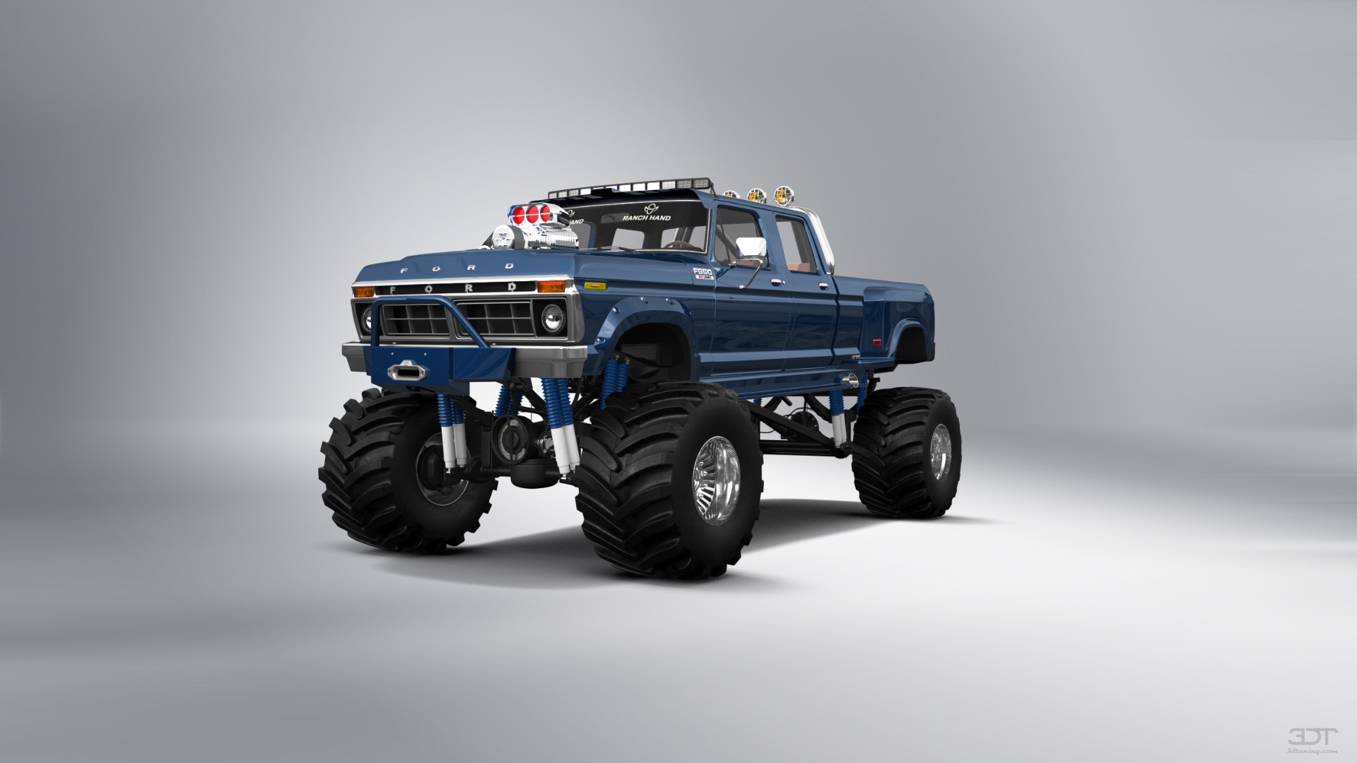 Ford F-350 Dually 4 Door pickup truck 1973