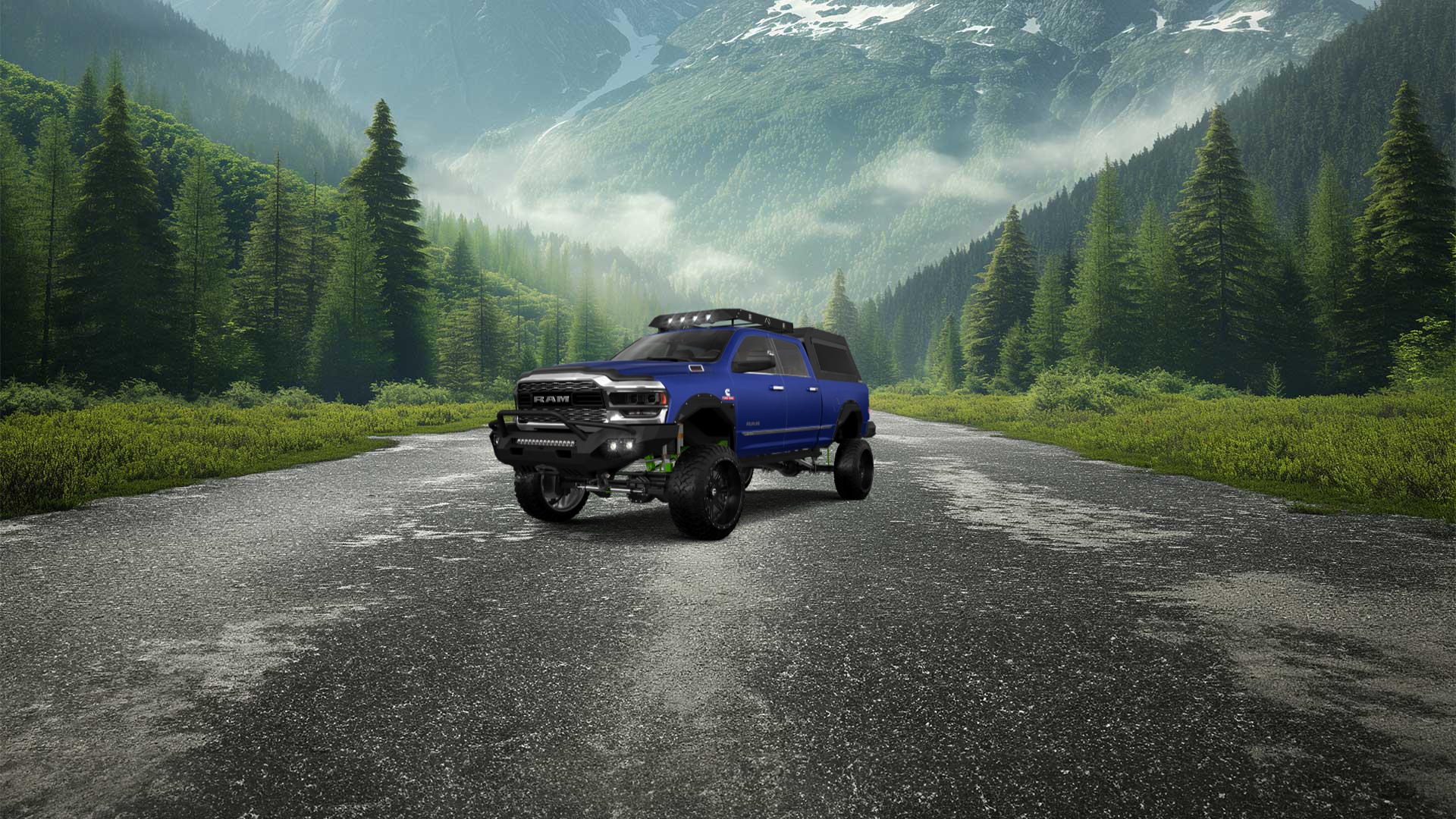 Dodge Ram 2500 4 Door pickup truck 2020 tuning