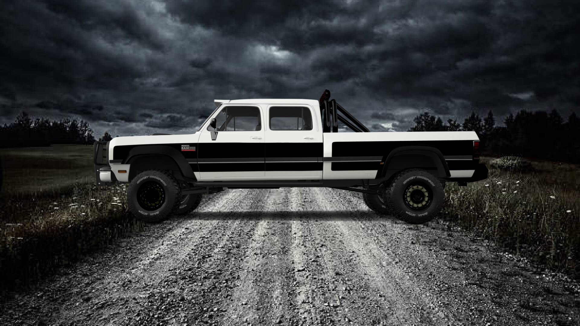 Dodge Ram 350 4 Door pickup truck 1991