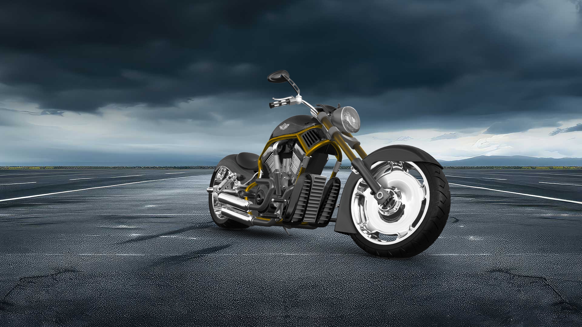 Harley-Davidson Custom Chopper Cruiser 2011 tuning