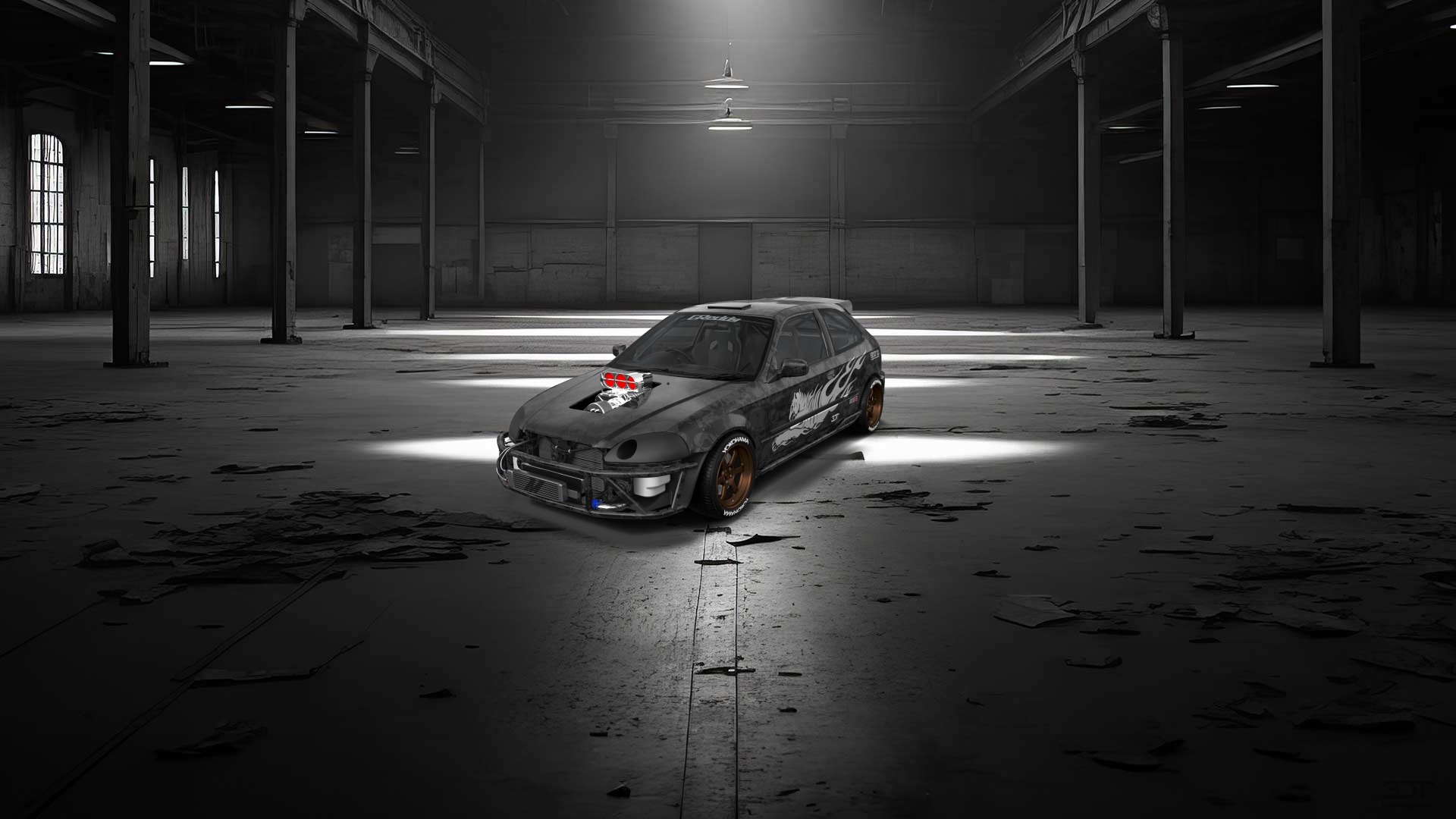 Honda Civic 3 Door Hatchback 1997 tuning