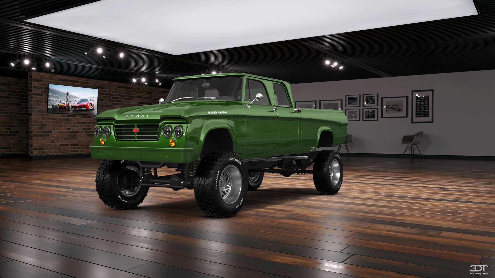 Dodge Power Wagon 4 Door pickup truck 1964