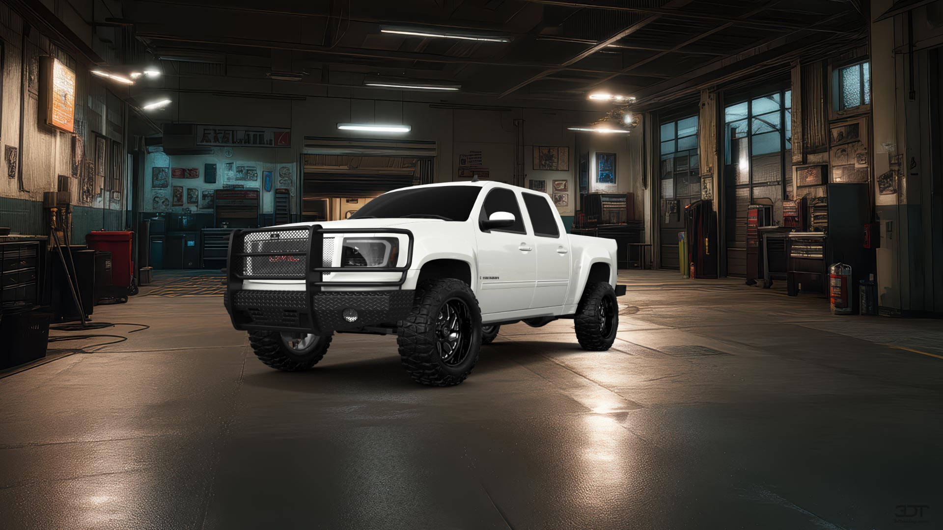 GMC Sierra 1500 Crew Cab 5.8 ft box 4 Door pickup truck 2007 tuning
