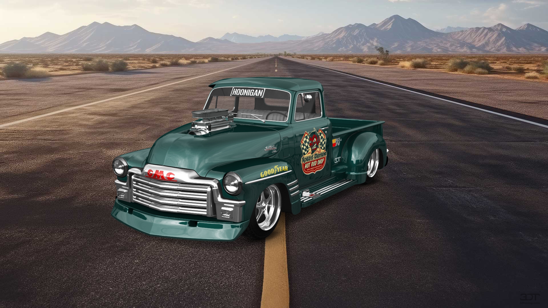 GMC 100 Stepside 2 Door pickup truck 1954