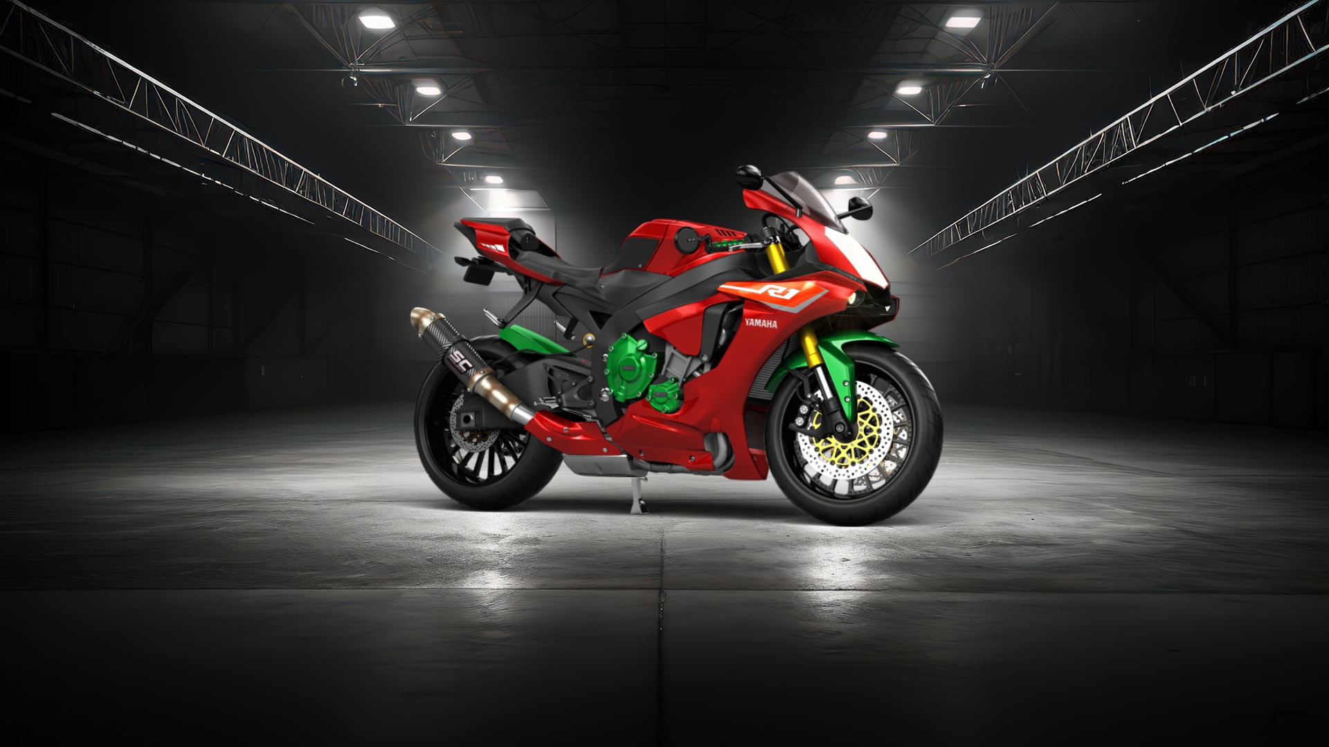 Yamaha YZF R1 Sport Bike 2015 tuning