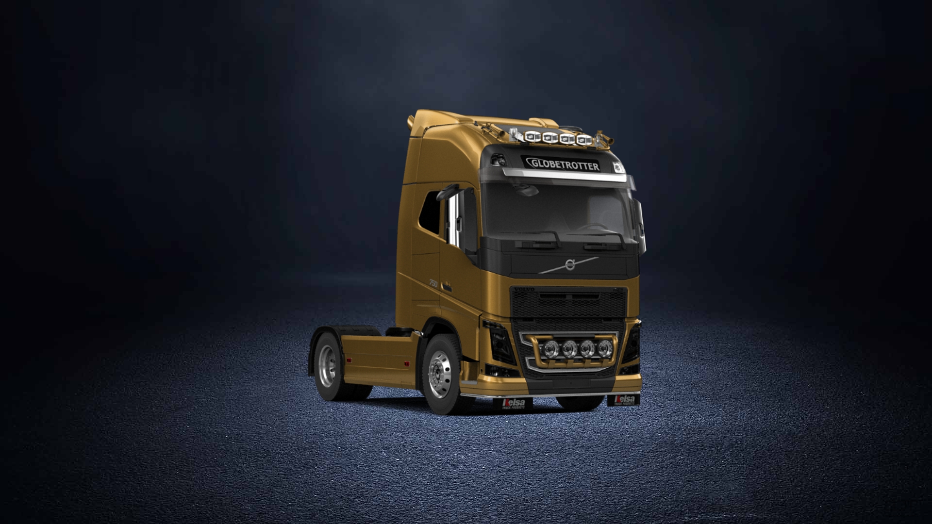 Volvo FH16 Globetrotter XL Cab Truck 2013 tuning