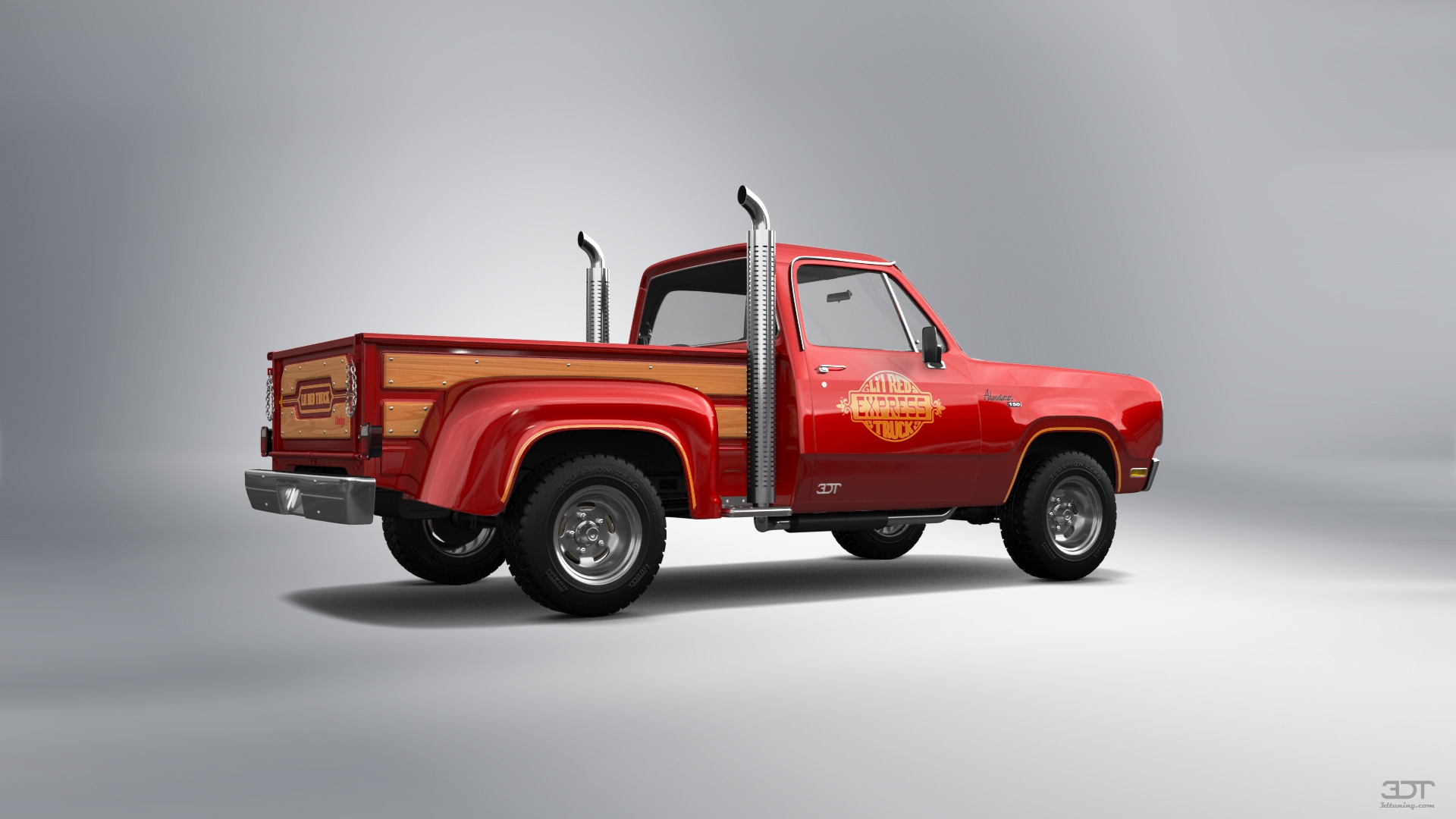 Dodge Lil Red Express 2 Door pickup truck 1978 tuning