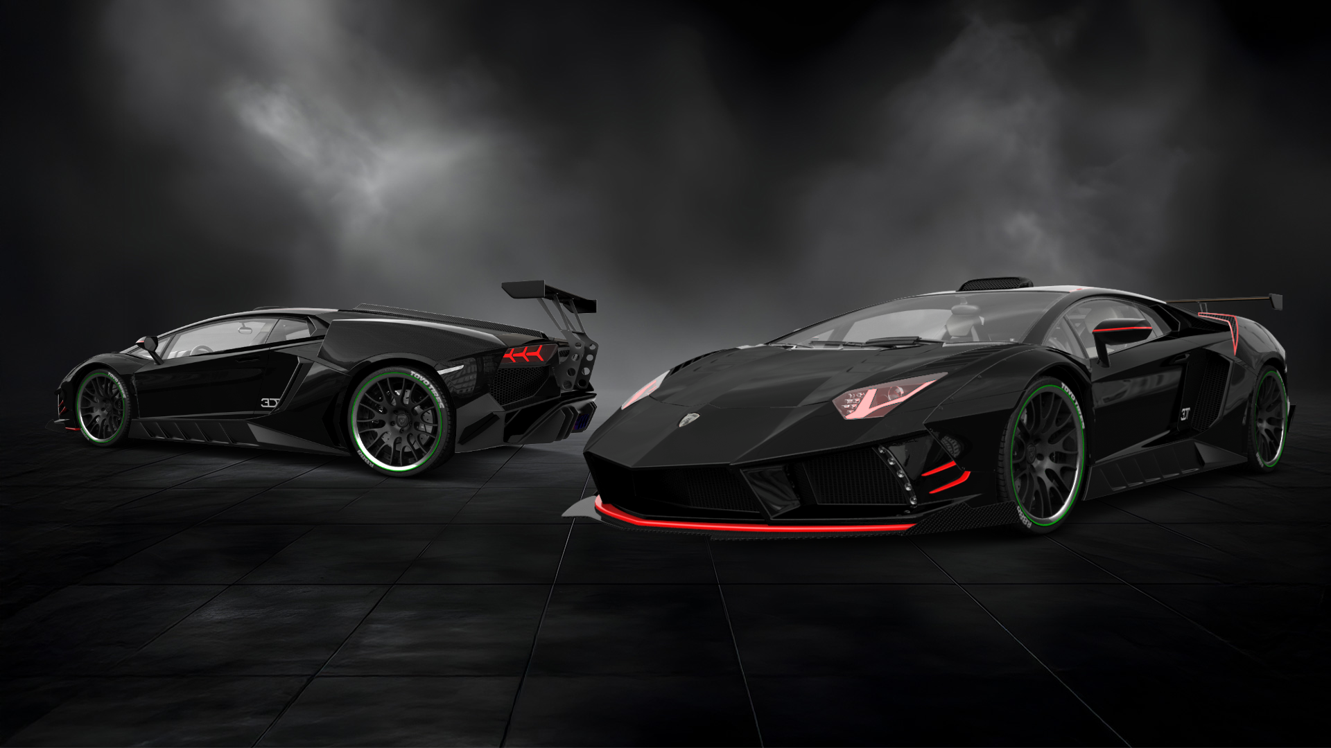 Lamborghini Aventador 2 Door Coupe 2012 tuning