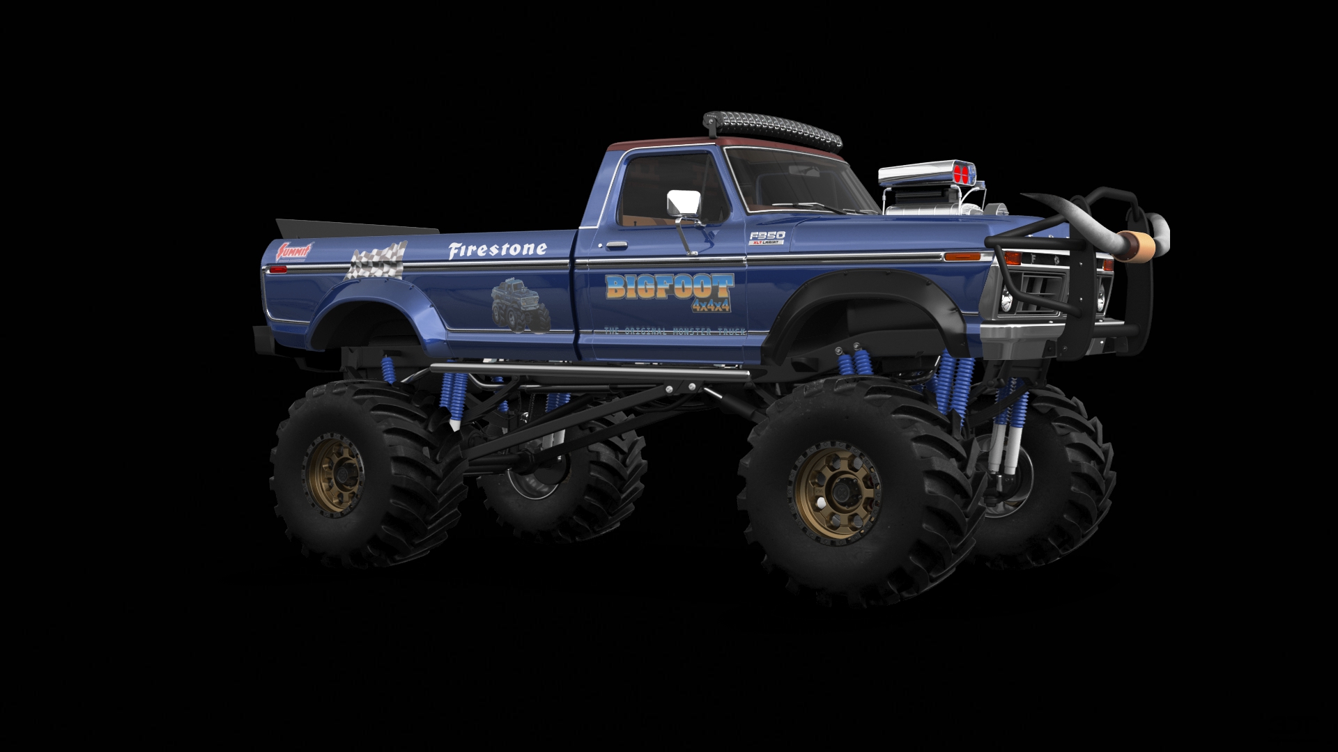 Ford F-350 Dually 2 Door pickup truck 1974 tuning