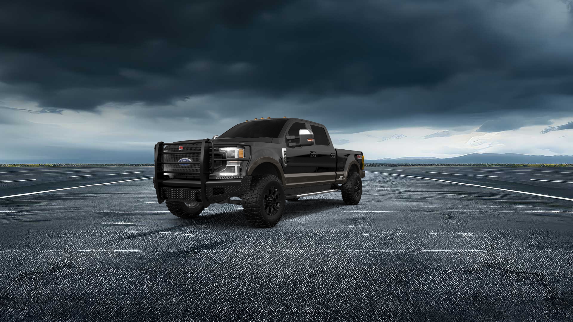 Ford F-250 4 Door pickup truck 2021 tuning